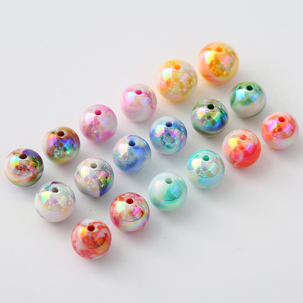 FS1716-16 MM Size UV  Acrylic Beads Fit For Beadable Pens