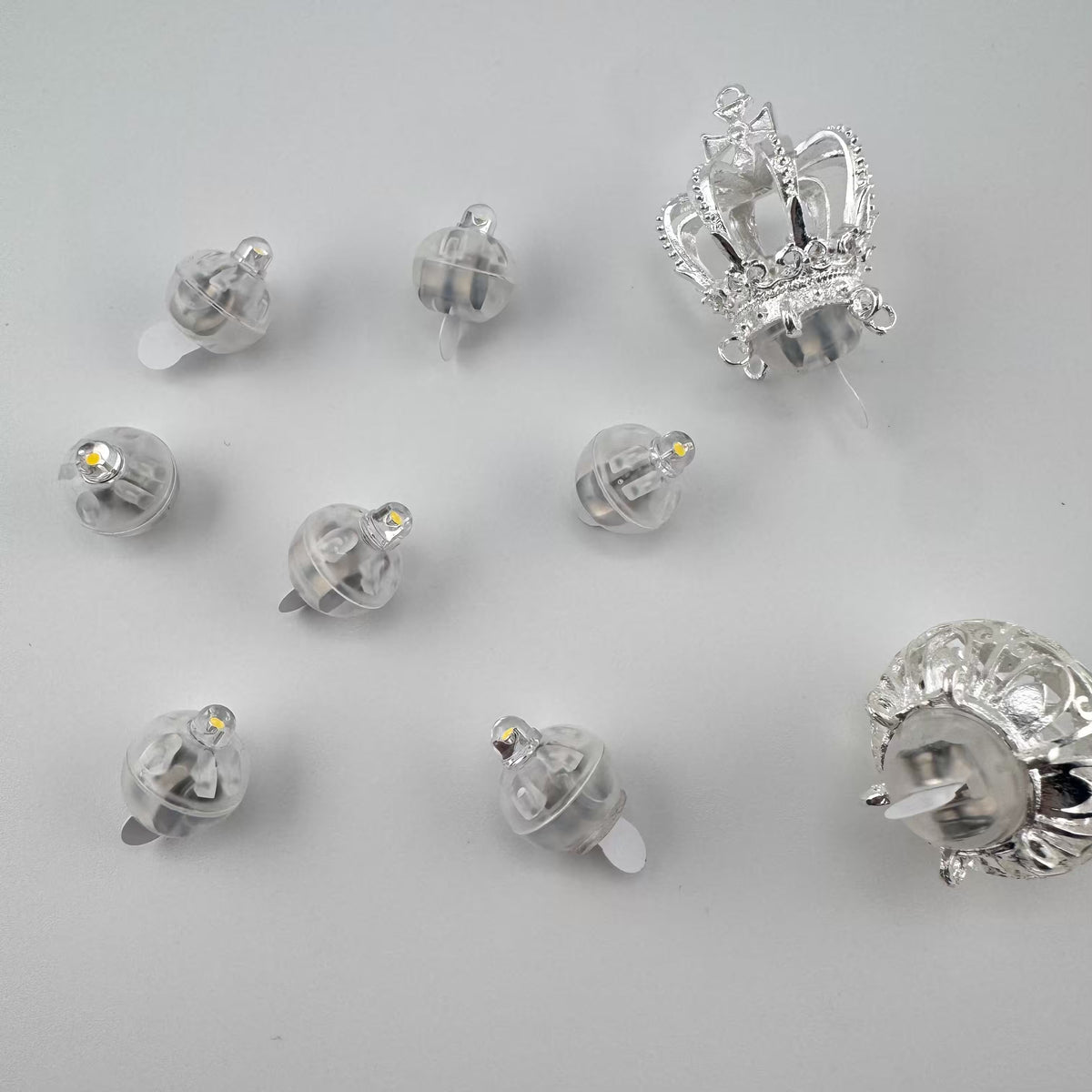 FS20730-Mini Round LED Balloon Lights, Battery Operated Warm White Tiny LED Lamp for DIY Crafts, Party, Lantern Decoration