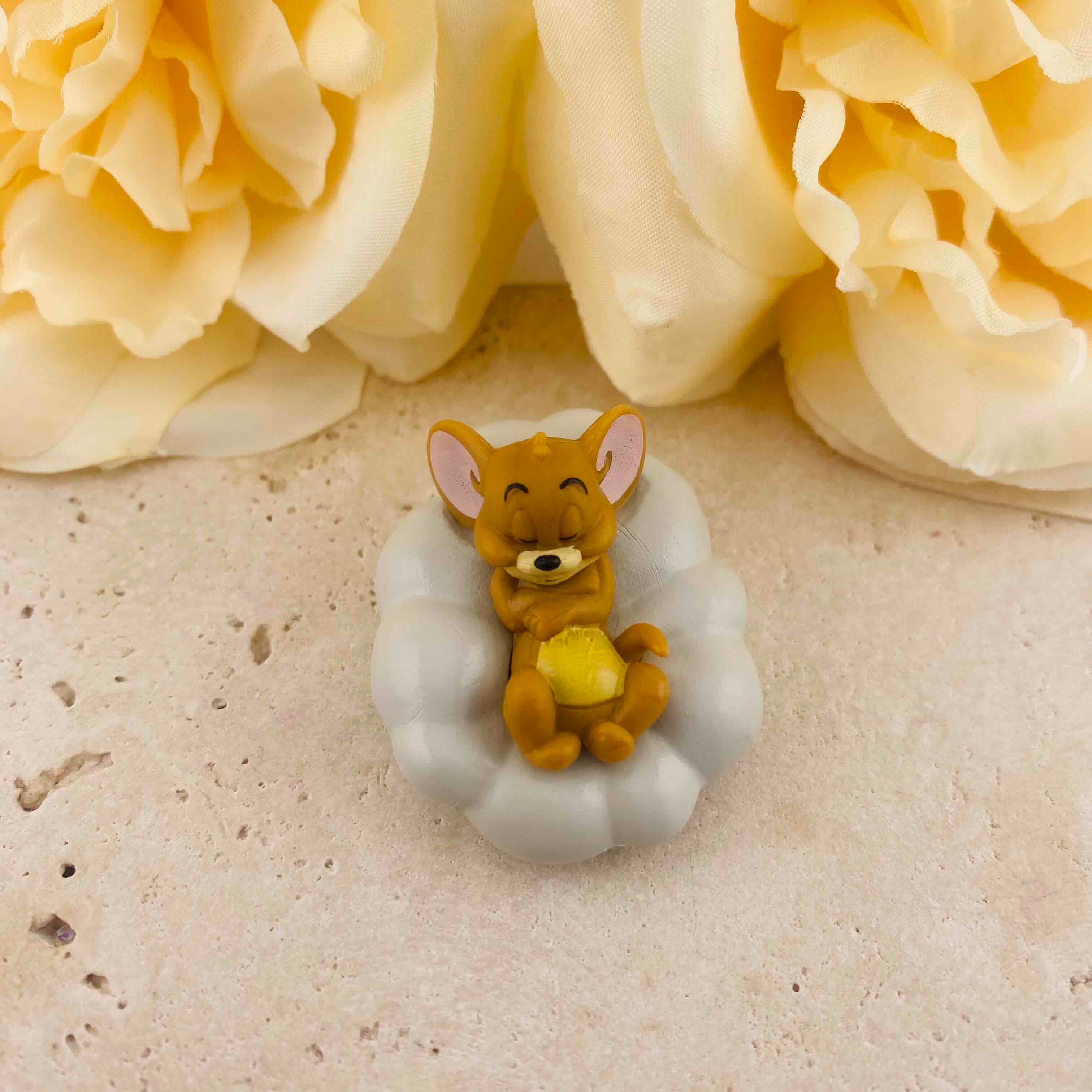FS19986-About 31*38mm Sleeping Jerry Mouse Resin Figurine