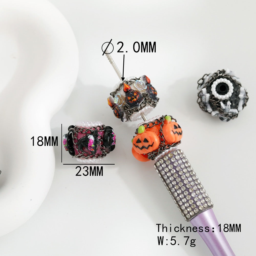 FS20088-About 18mm Halloween Fancy Beads