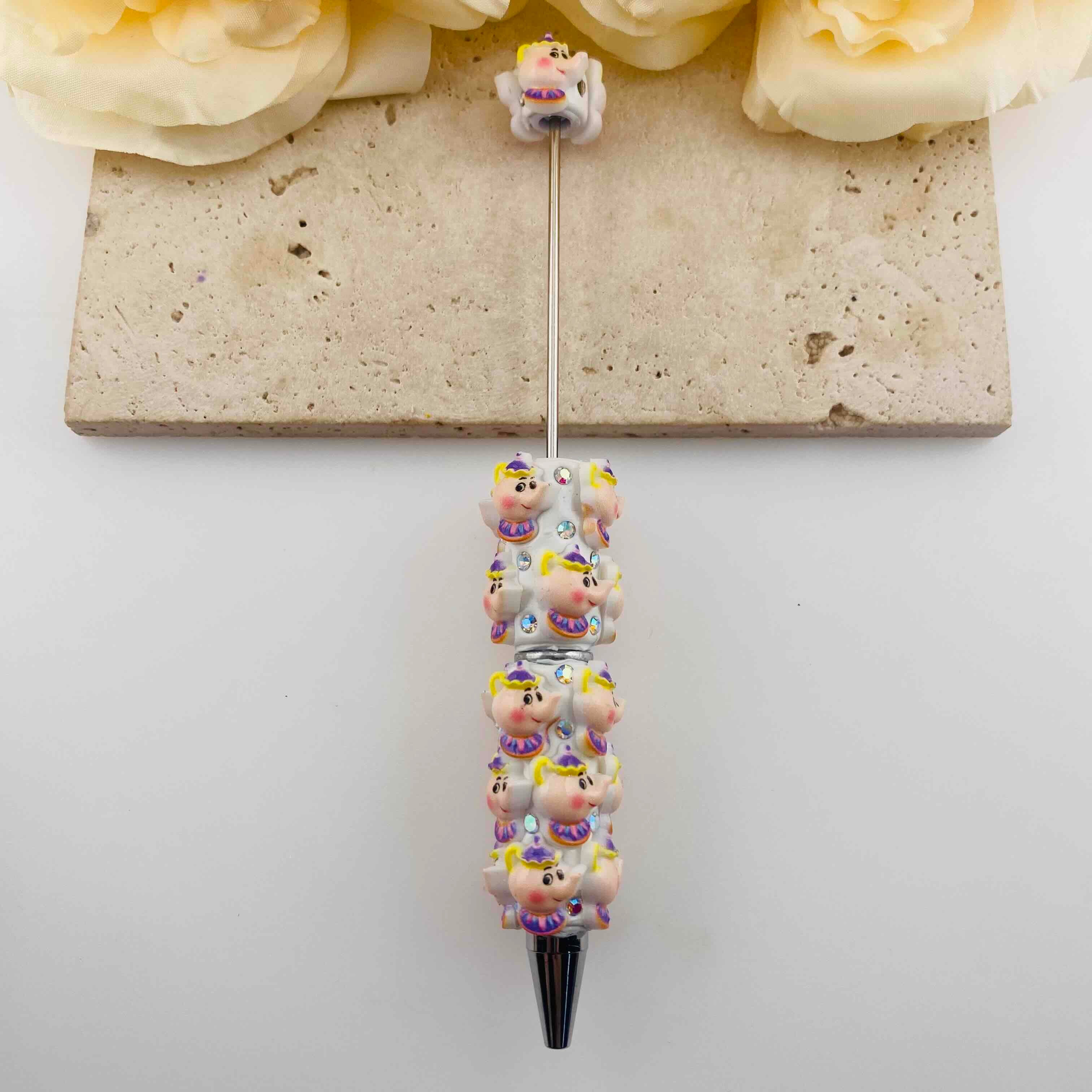 FS19936-Mrs.Potts Rhinestone Clay Pens