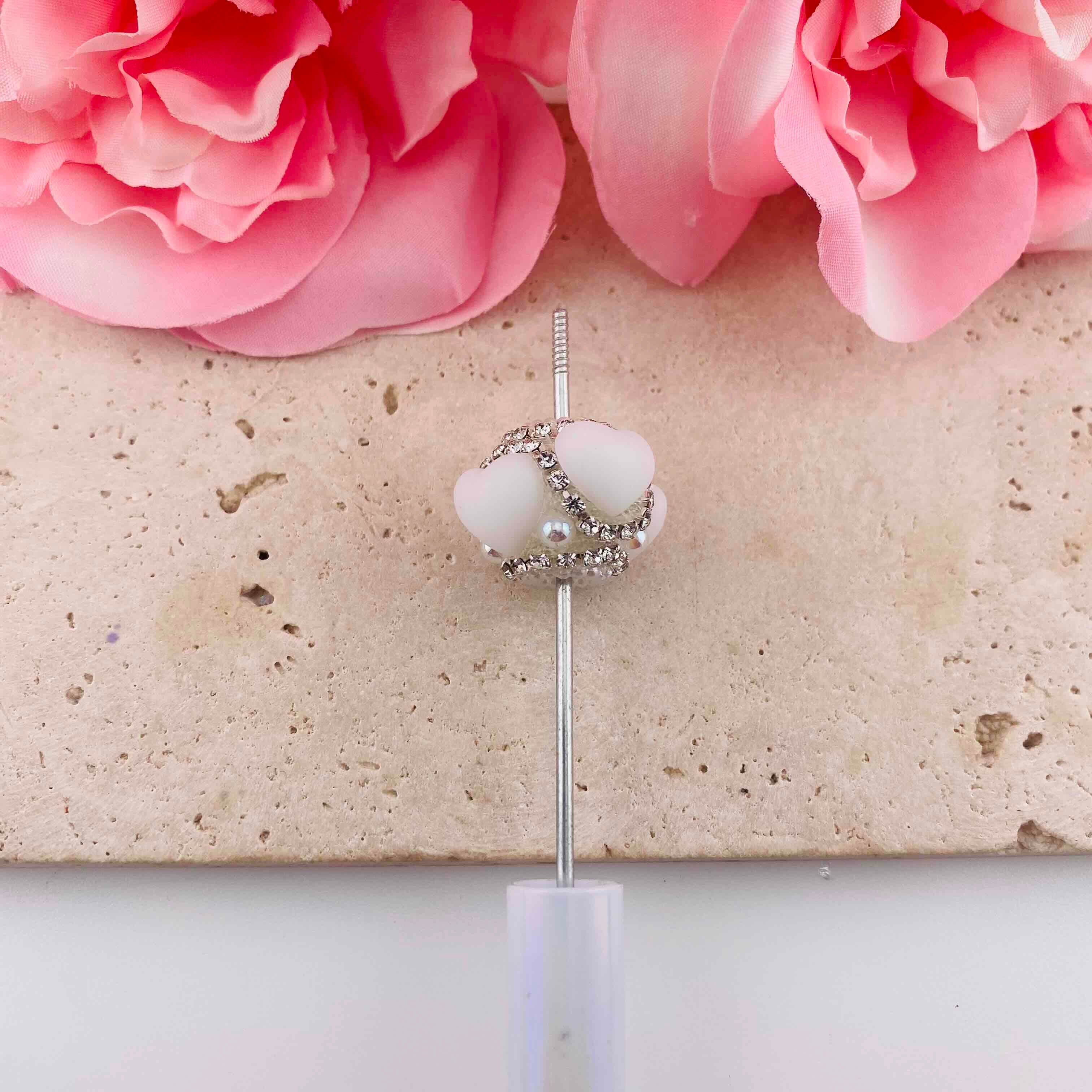 FS19817-About 18*23mm Heart Resin Beads