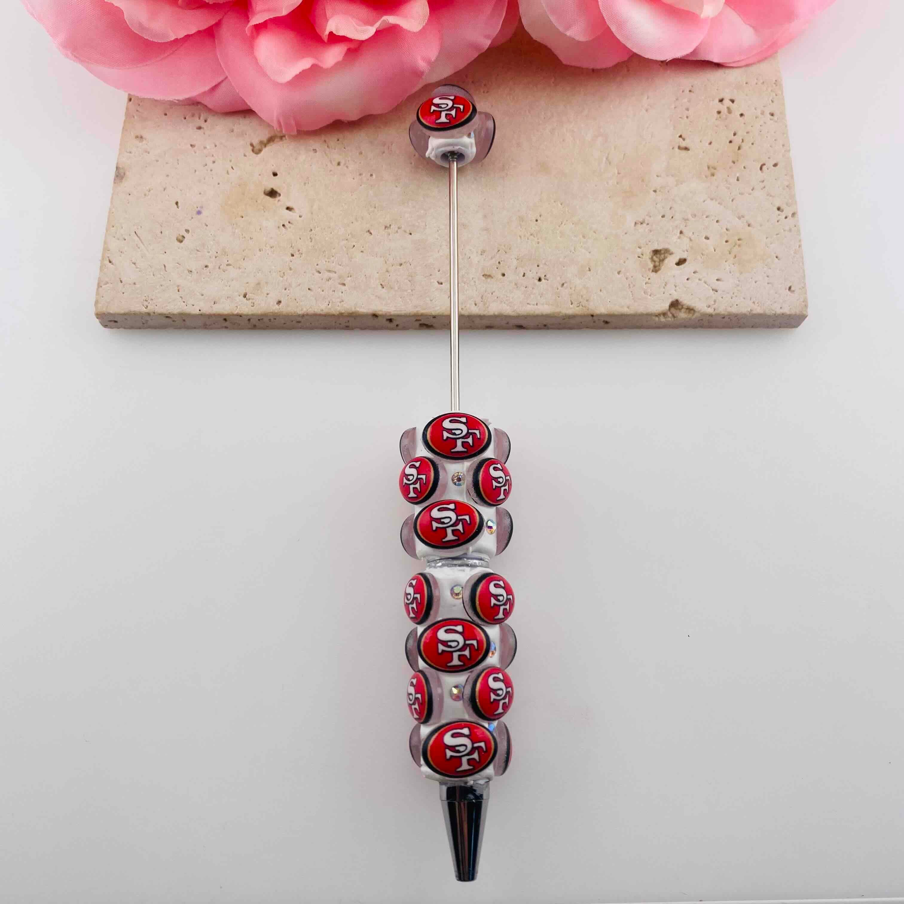 FS19841-San Francisco 49ers Team Clay Beaded Pens