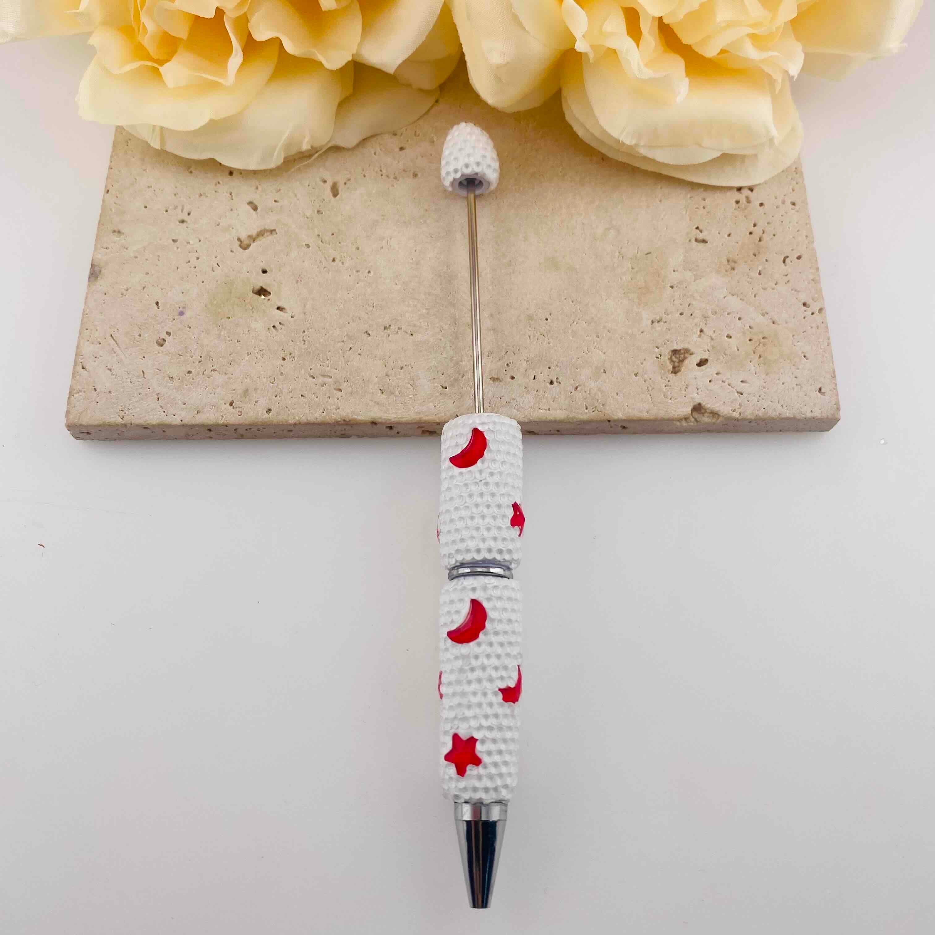 FS19961- Crystal Star and Moon Full Rhinestone Fancy Pens