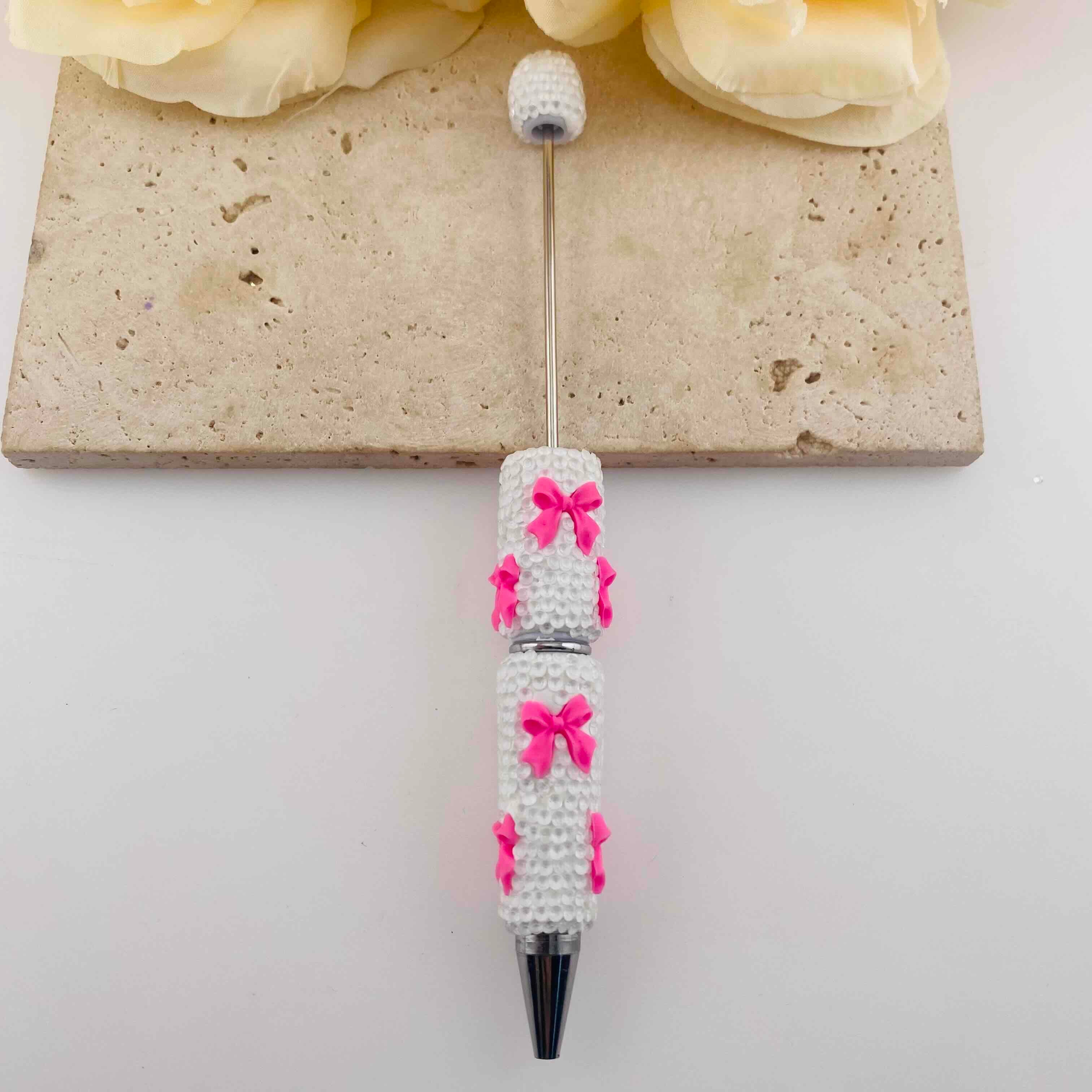 FS19960-Bow Full Rhinestone Fancy Pens