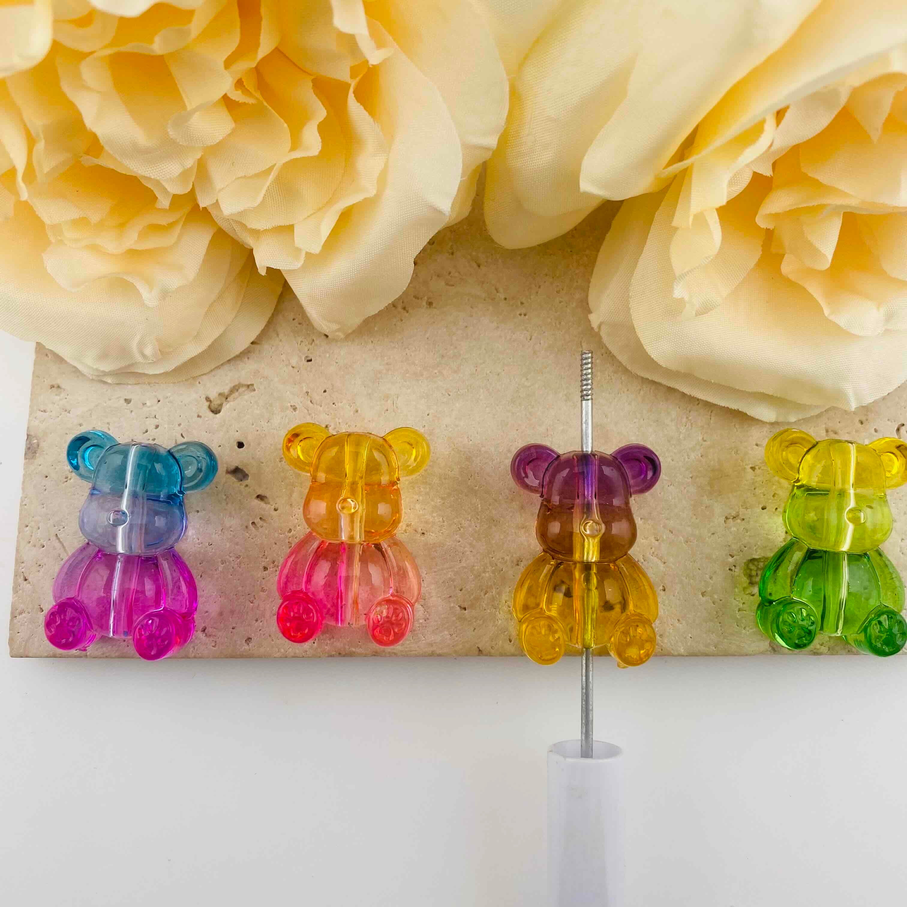 FS20054-About 22*33mm Gummy Bear Resin Beads