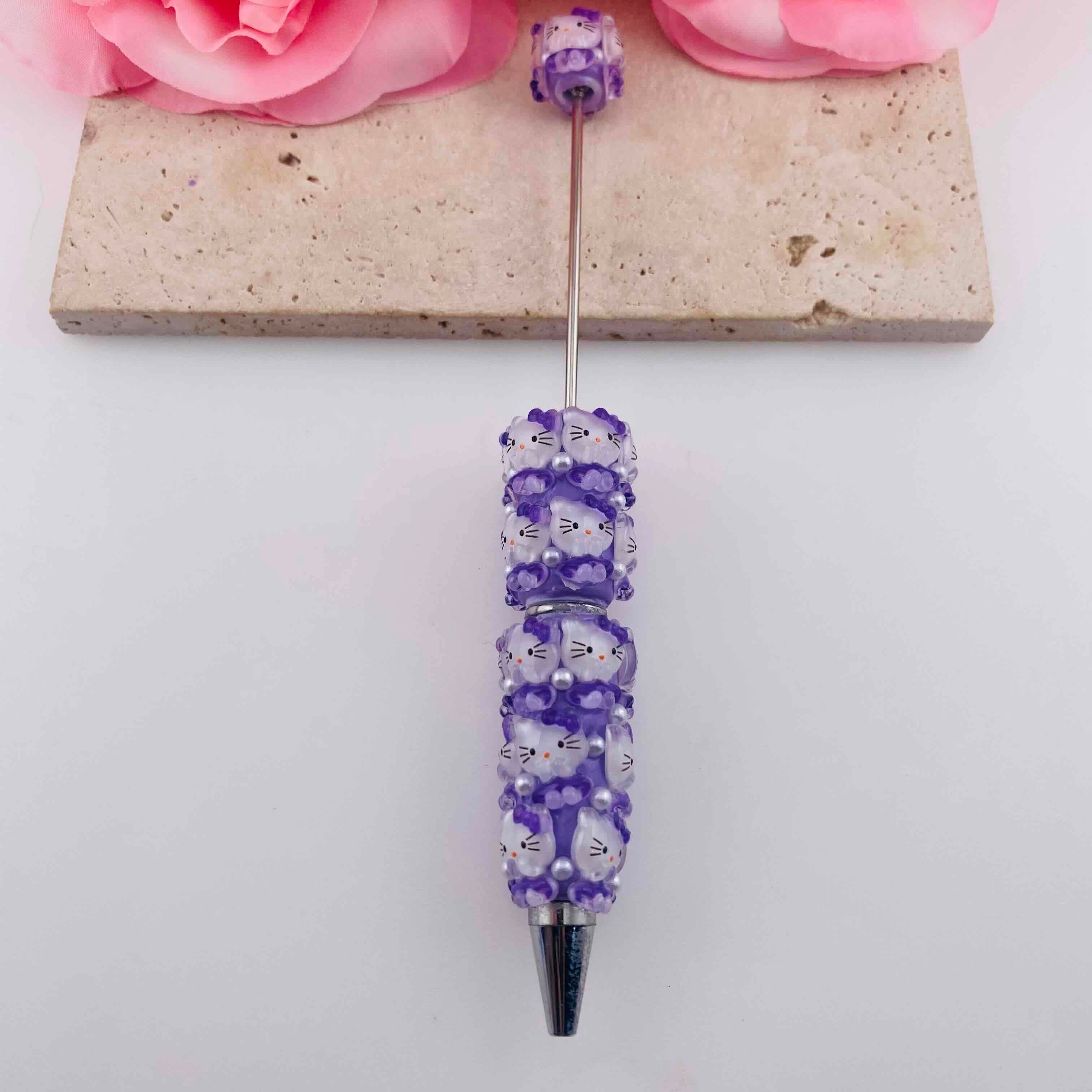 FS19808-Hello Kitty Pesrl Beaded Pens