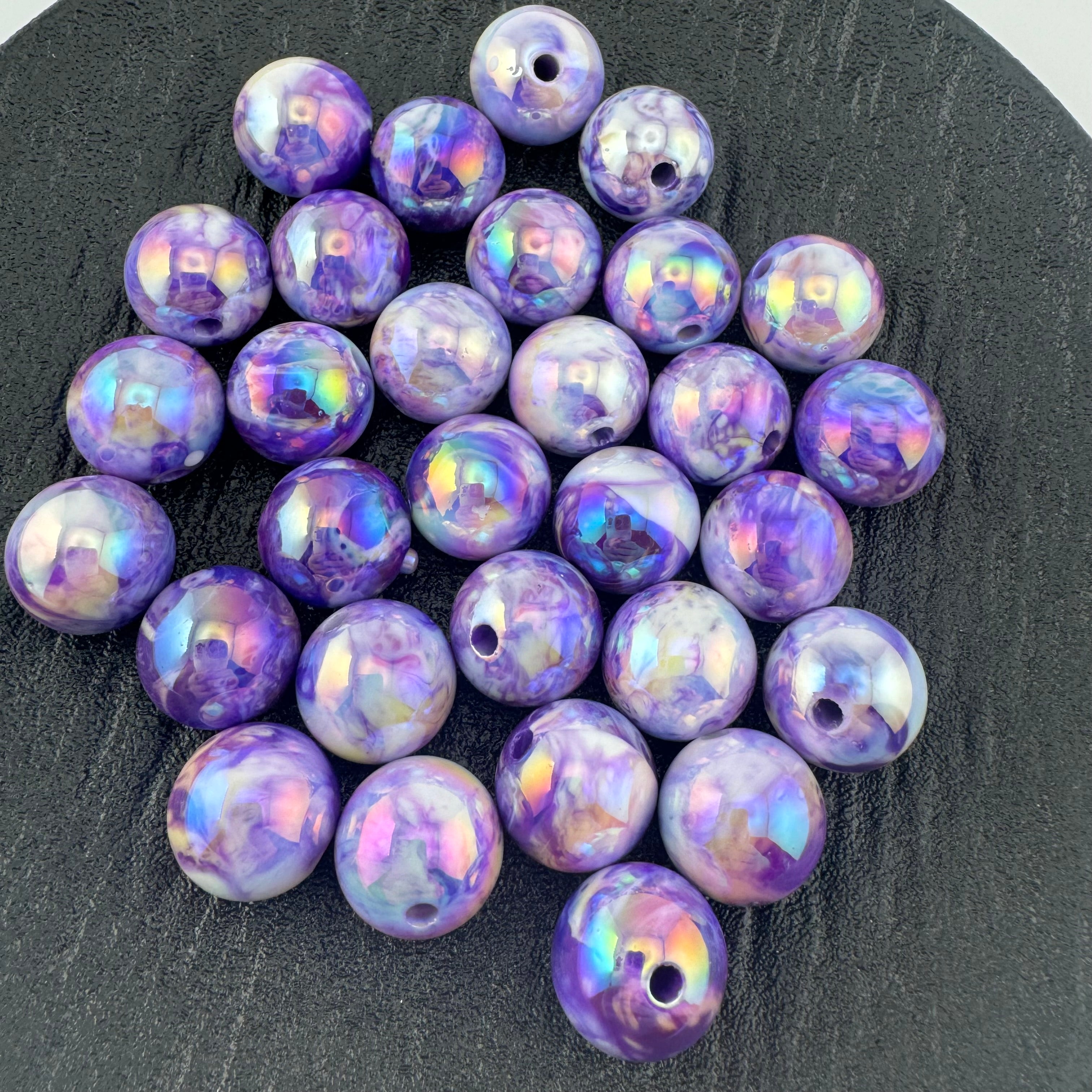 FS1716-16 MM Size UV  Acrylic Beads Fit For Beadable Pens