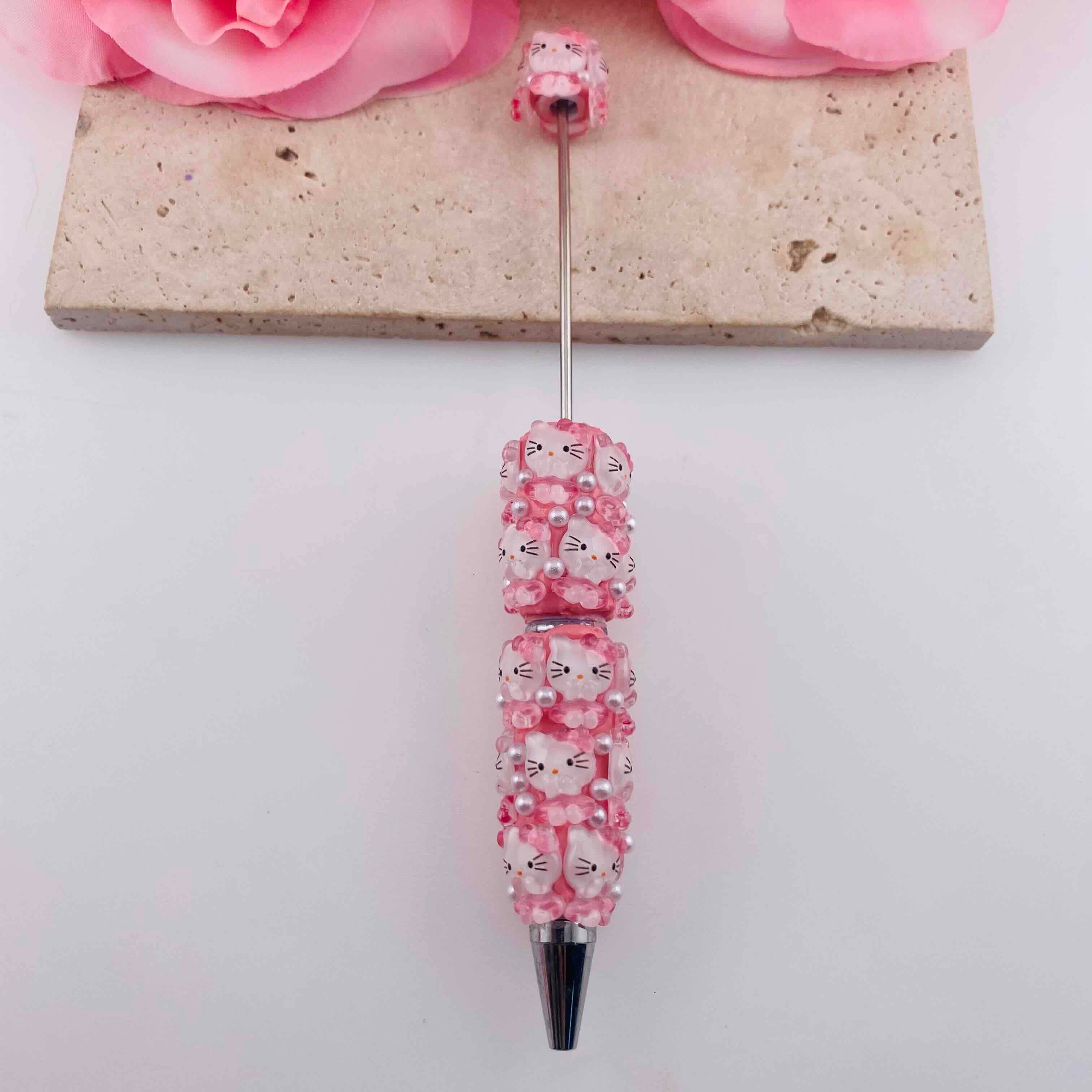 FS19808-Hello Kitty Pesrl Beaded Pens