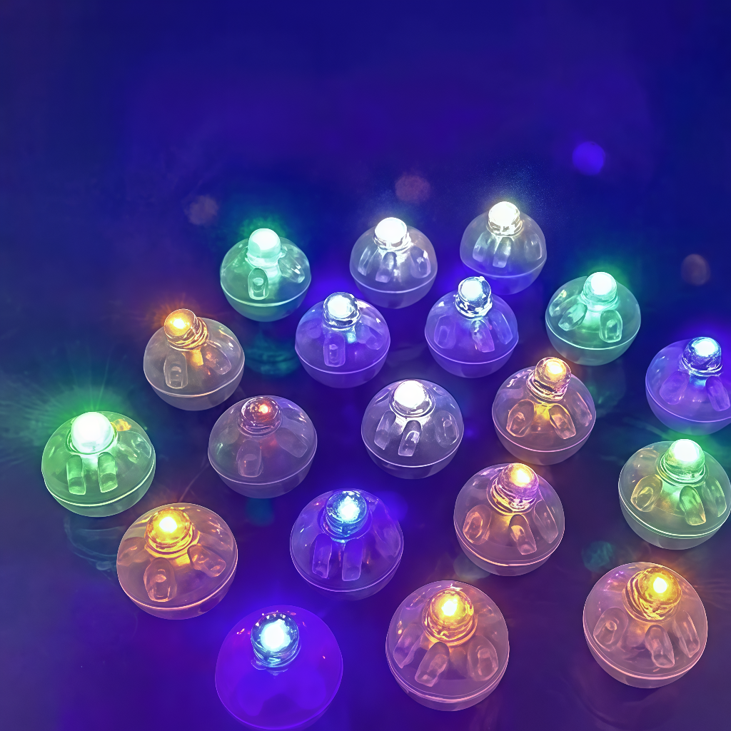 FS20730-Mini Round LED Balloon Lights, Battery Operated Warm White Tiny LED Lamp for DIY Crafts, Party, Lantern Decoration