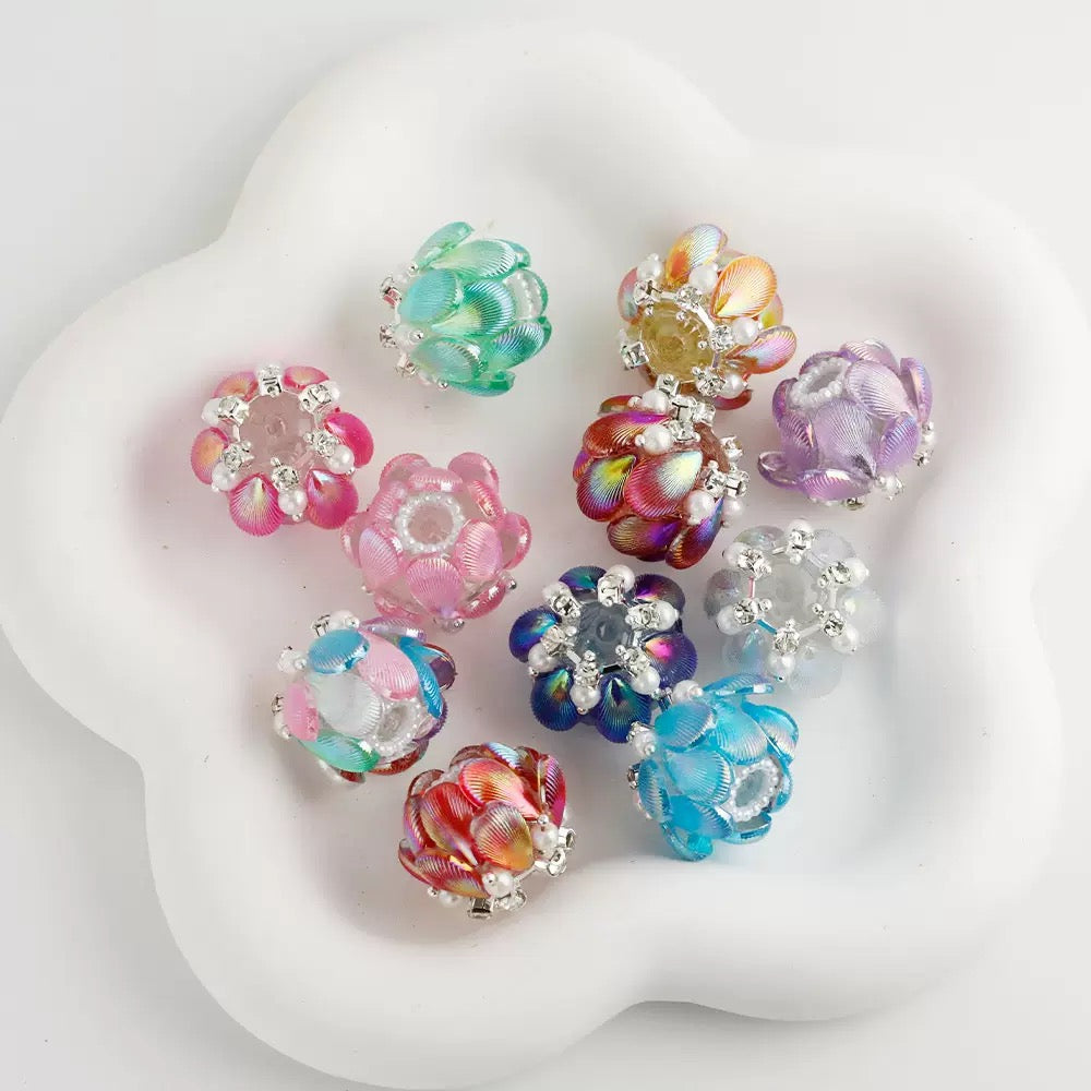 FS20090-About 18mm Lutous Flower Fancy Beads