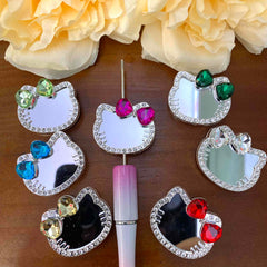 FS20630-Hello Kitty Mirror Metal Beads