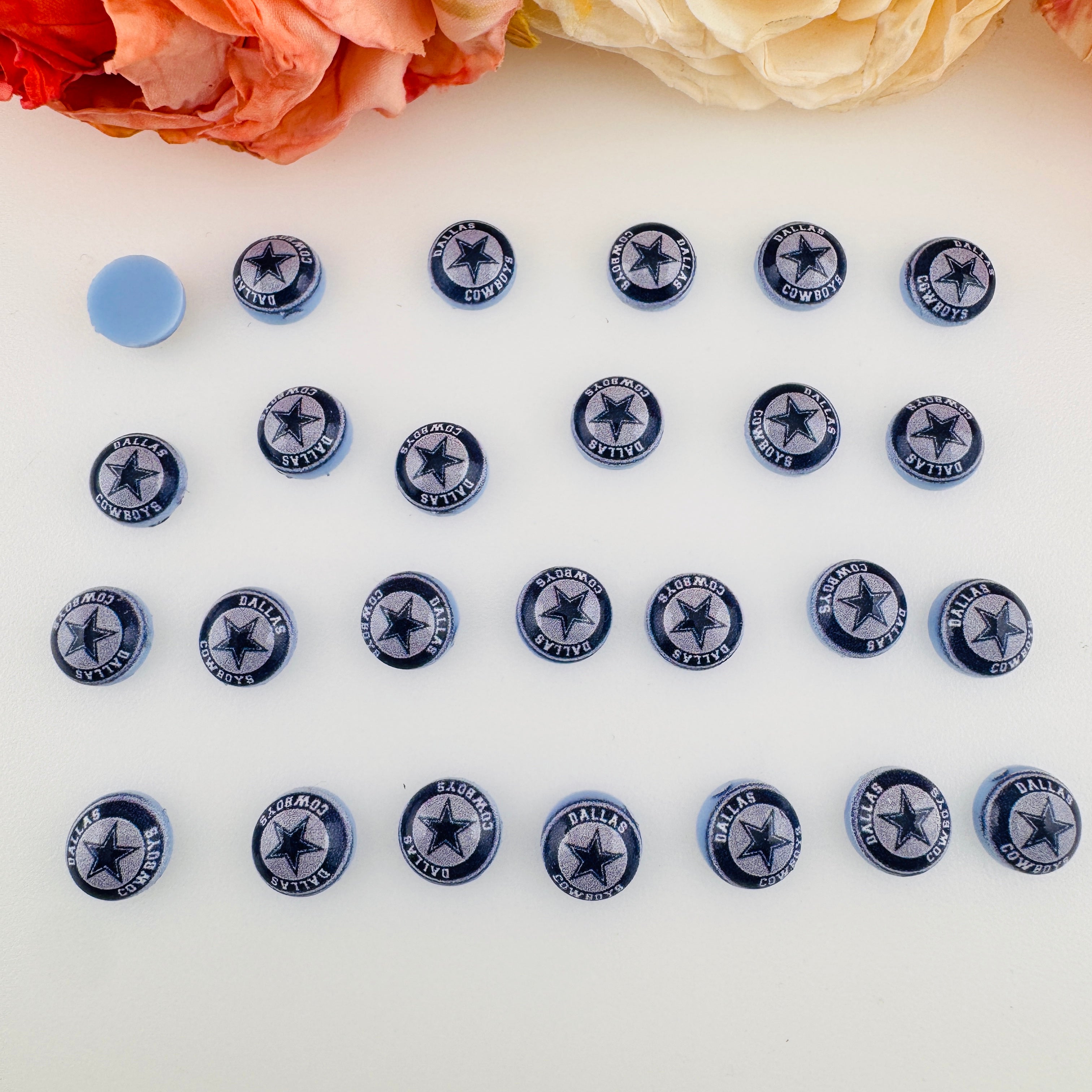 FS19382-About 10mm Cowboy Resin Nail Charms