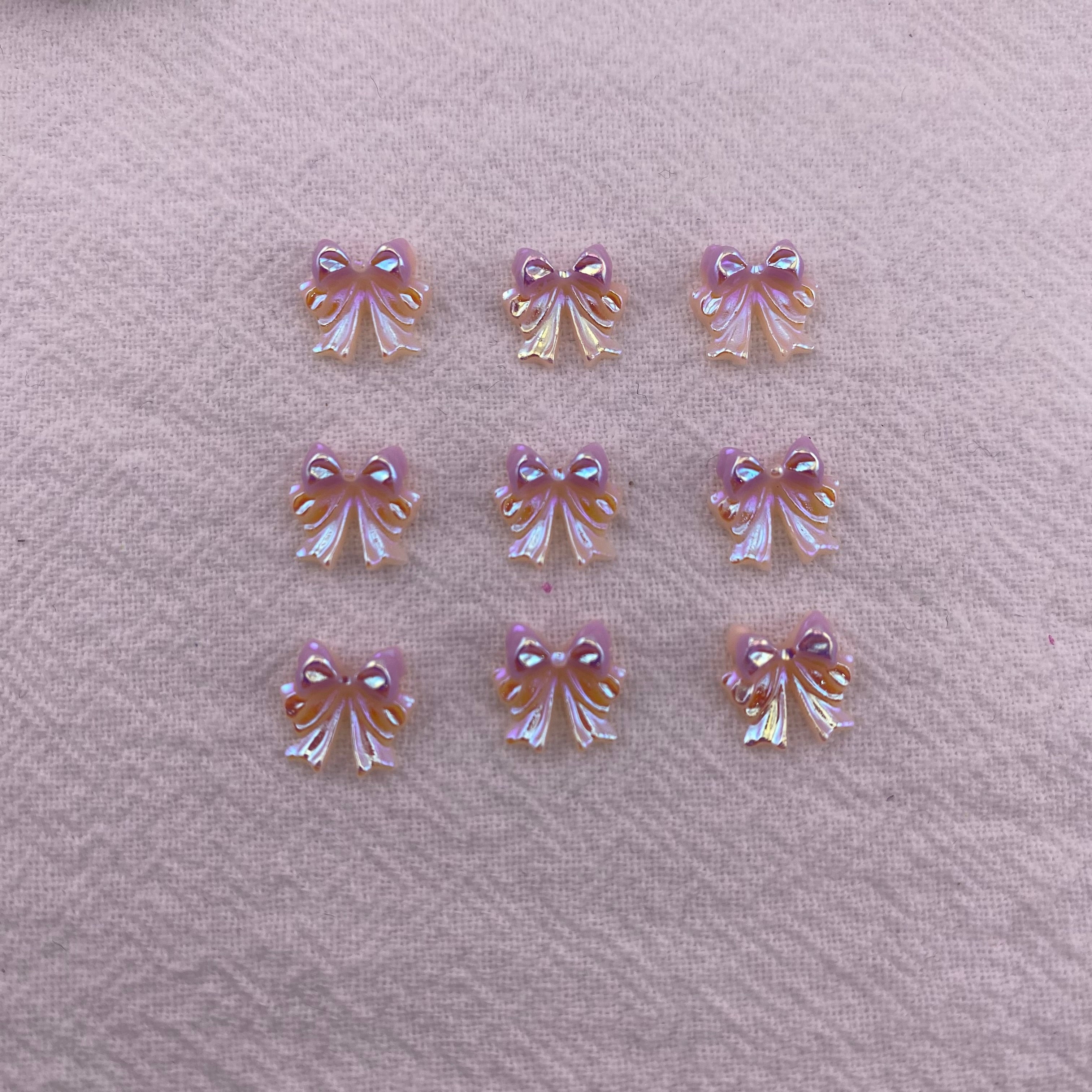 FS6515- 9*9Mm UV Bowknot Nail Art Stickers UV Bowknot Nail Art Stickers Zoe's DIY Shop