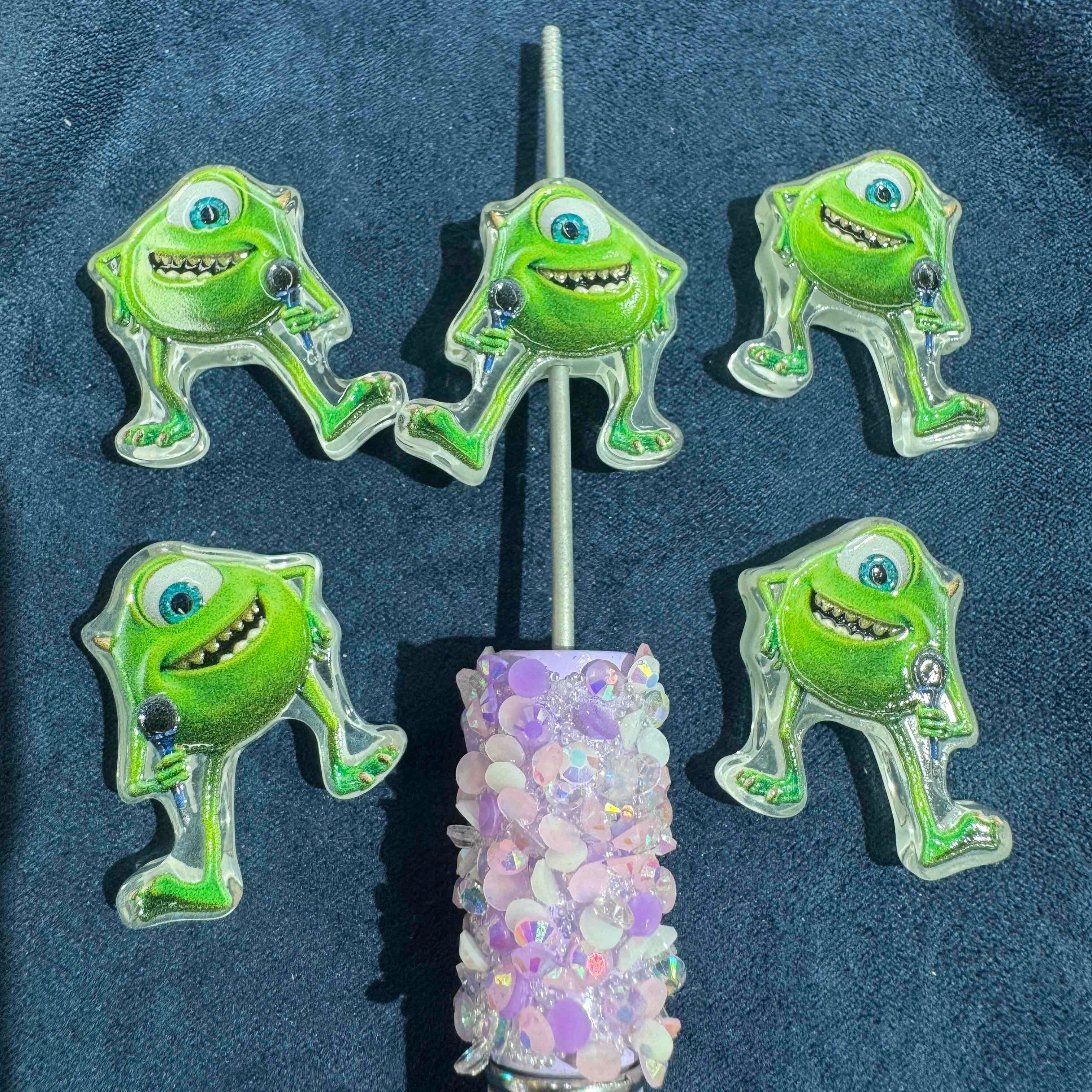 FS20272-Mike Wazowski Monster Inc  Acrylic Focal Beads