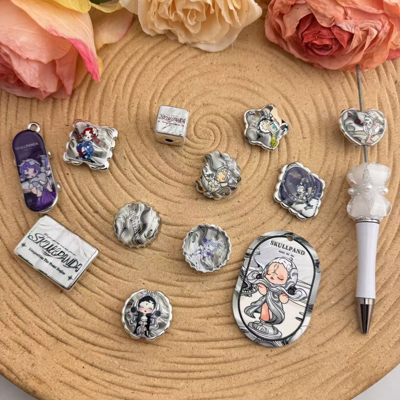 Random Mixed SP Acrylic Beads For Making Keychain Beadable Pens Zoe DIY Wholesale