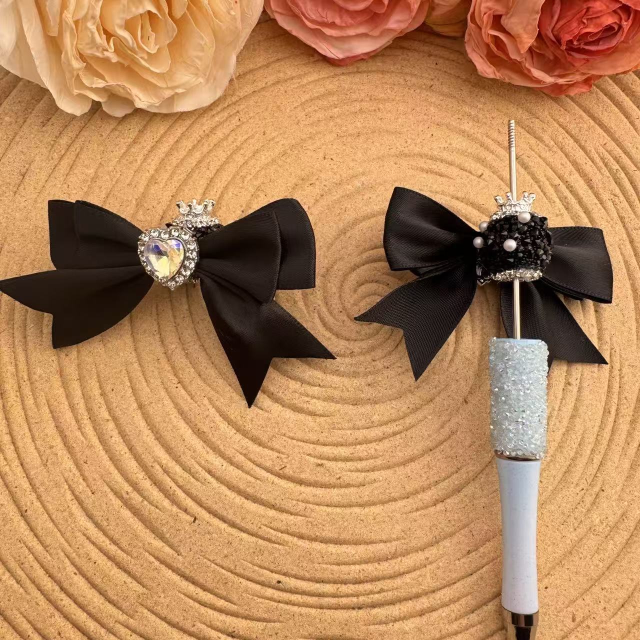 16mm Sugar Beads With Bow Zoe DIY Wholesale