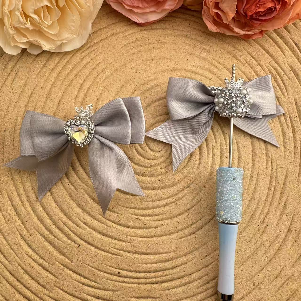 16mm Sugar Beads With Bow Zoe DIY Wholesale