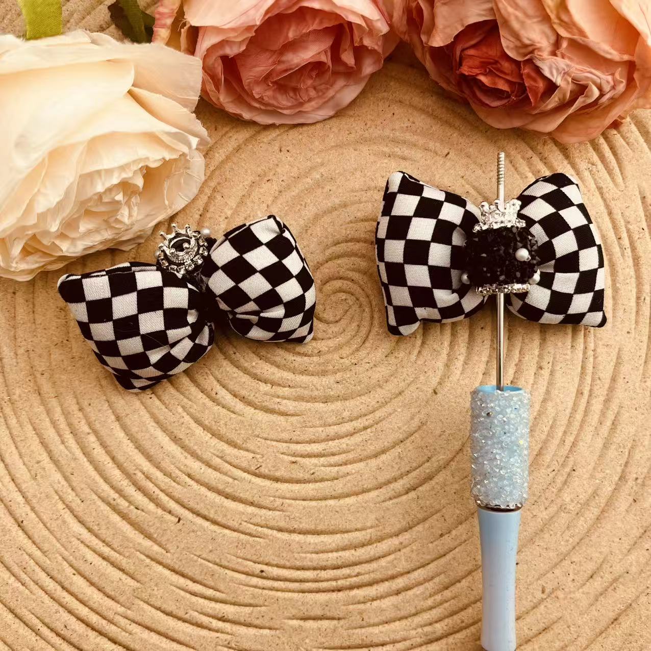 16mm Sugar Beads With Bow Zoe DIY Wholesale