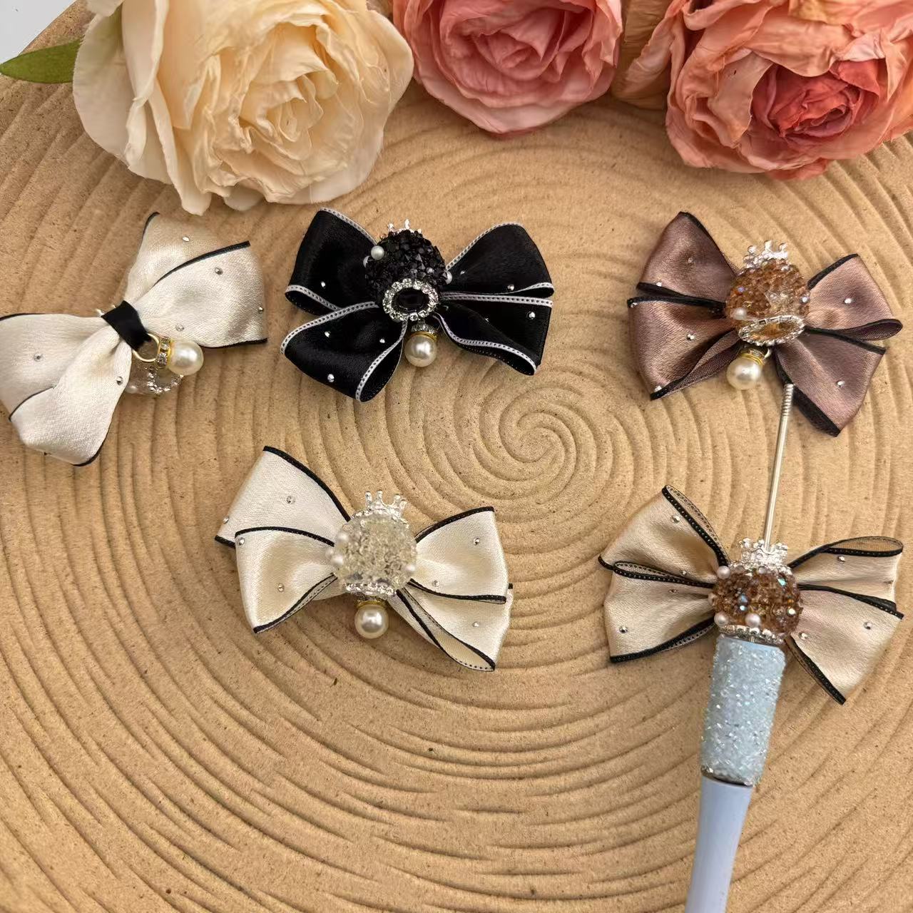 16mm Pearl With Bow Zoe DIY Wholesale