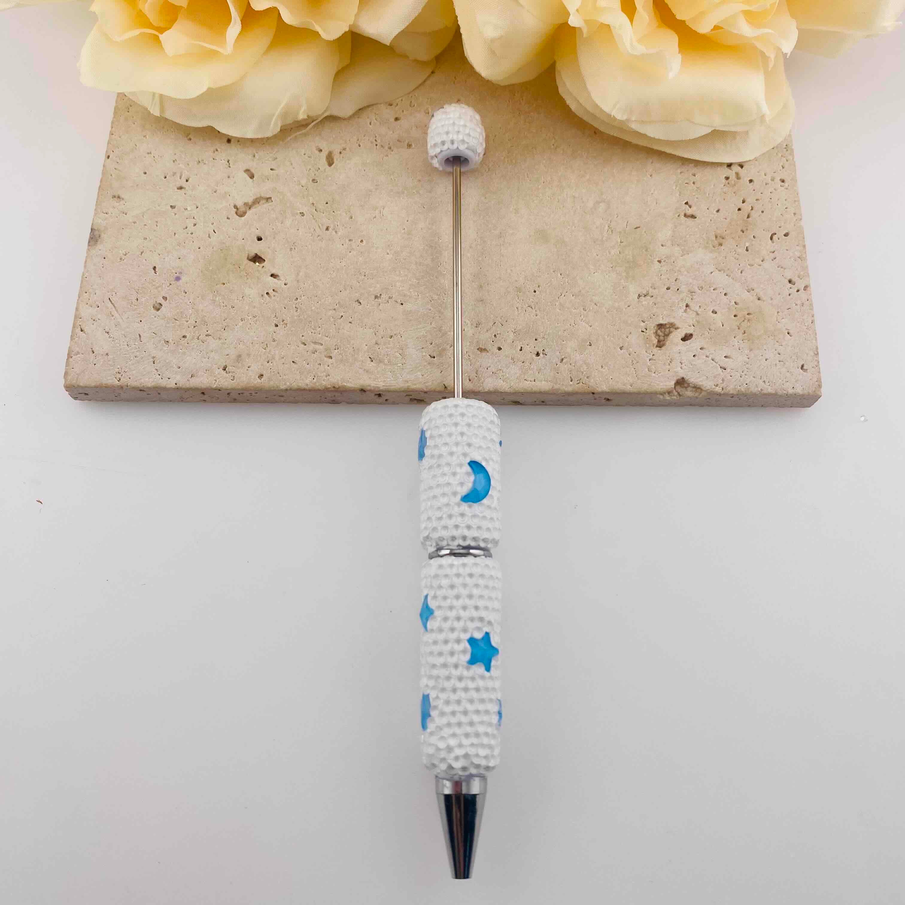 FS19961- Crystal Star and Moon Full Rhinestone Fancy Pens