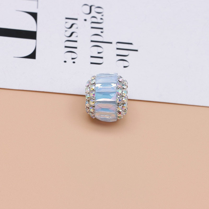 FS10876 -About 15×17×17mm Mocha Glass Crystal Fancy Beads