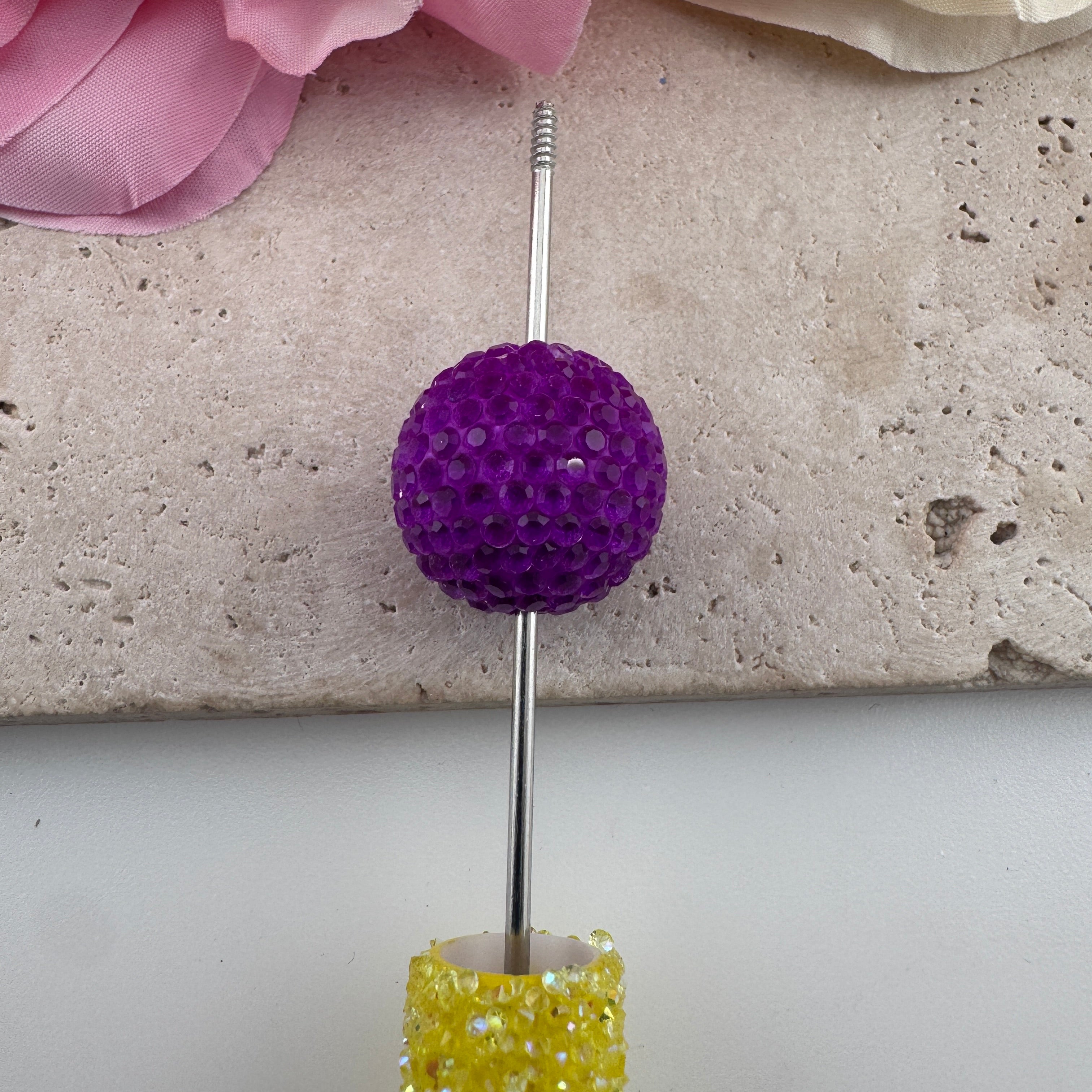 FS20015-About 20mm Mixed Neon Color Beads