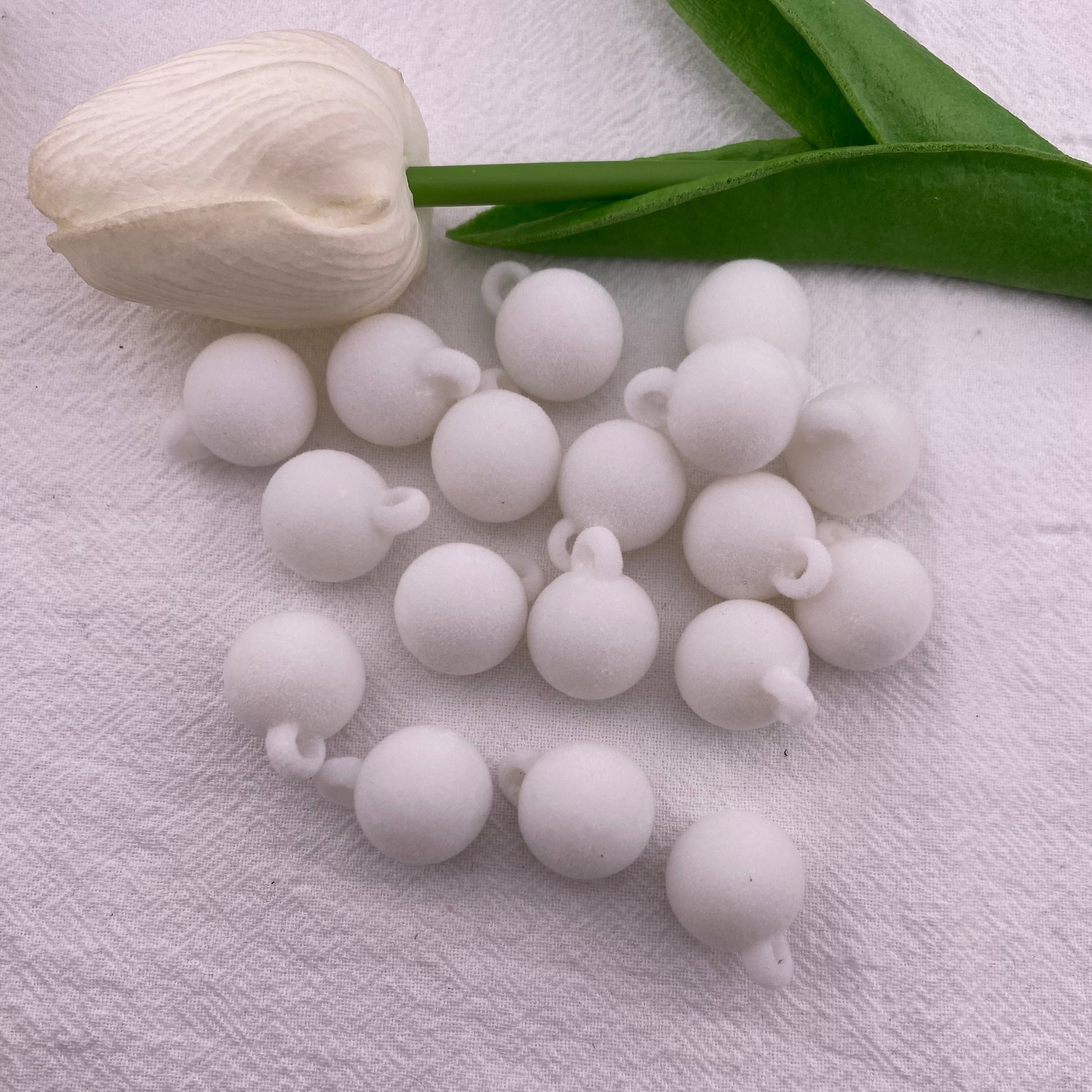 FS0348- 16MM Mixed Color Flocking Acrylic Beads For Making Car Hangers Zoe's DIY Shop