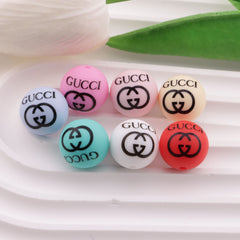 FS6518-15mm Silicone Beads As Picture Shows