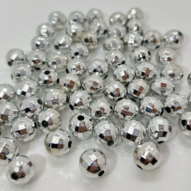 FS2455-16mm Metallic Disco Acrylic Beads Fit For Beadable Pens