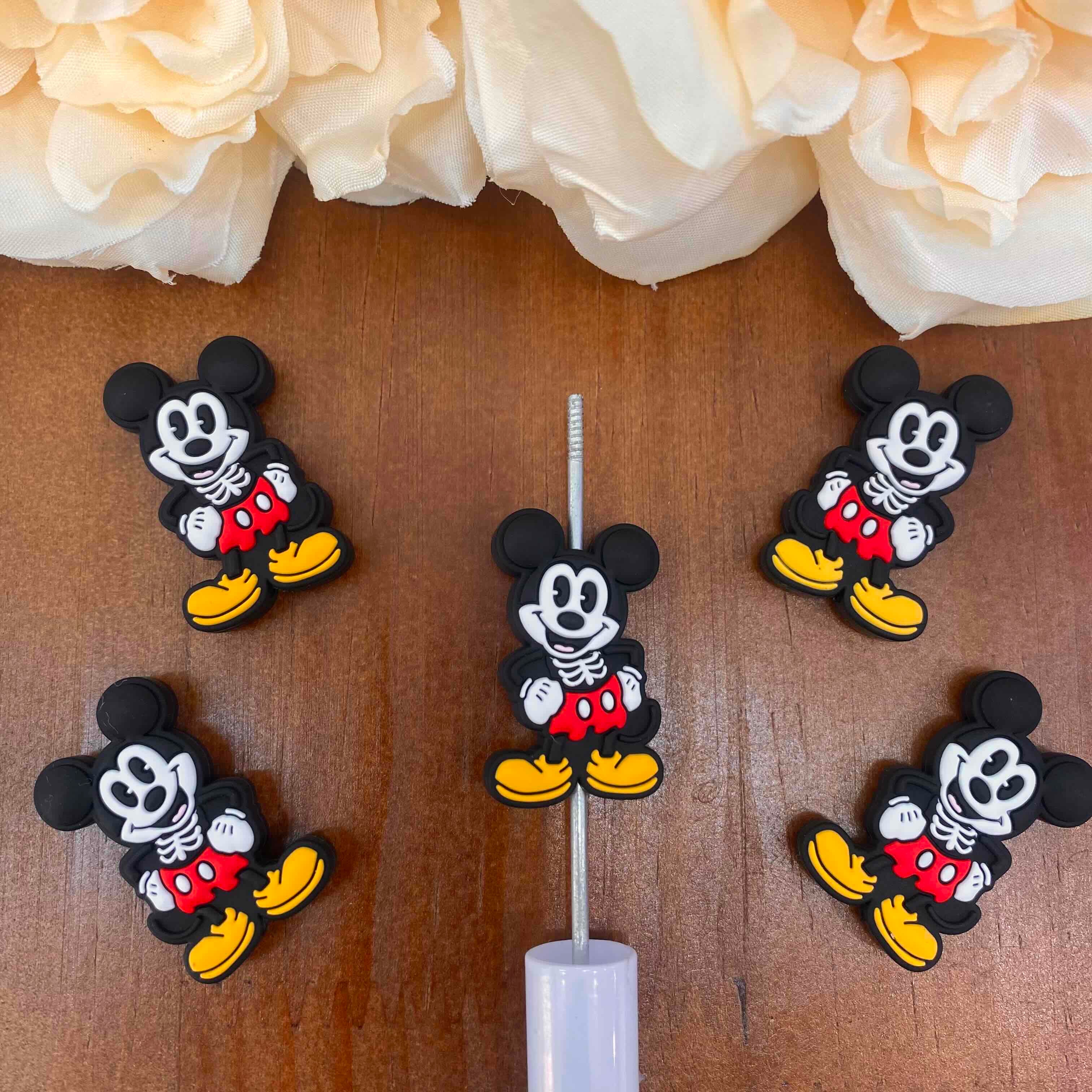 FS20493-Mickey Mouse Flat Silicone Focal Beads