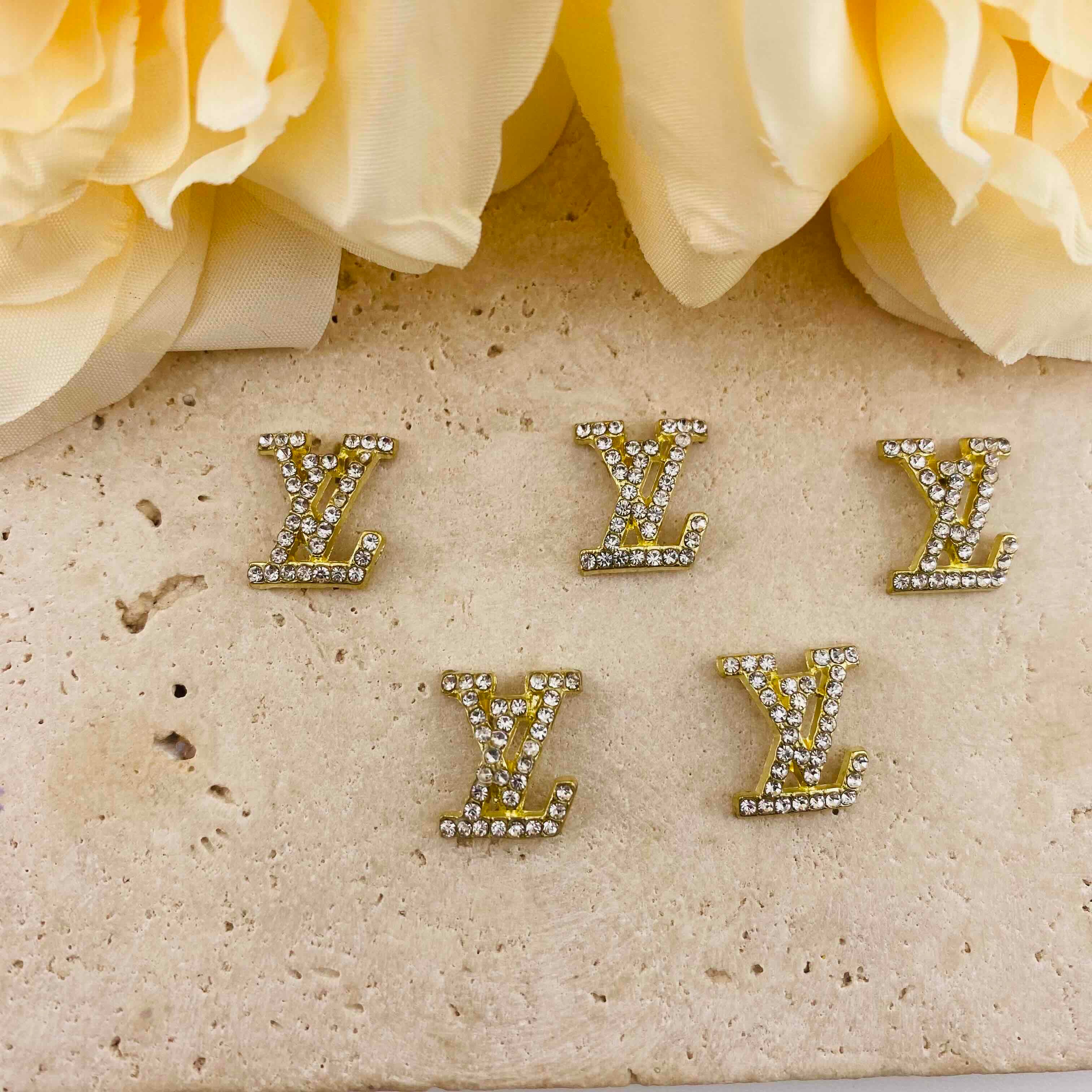 FS3678-13.8*6.1mm LV Metal Nail Charms（Perfect For 25mm Beads)