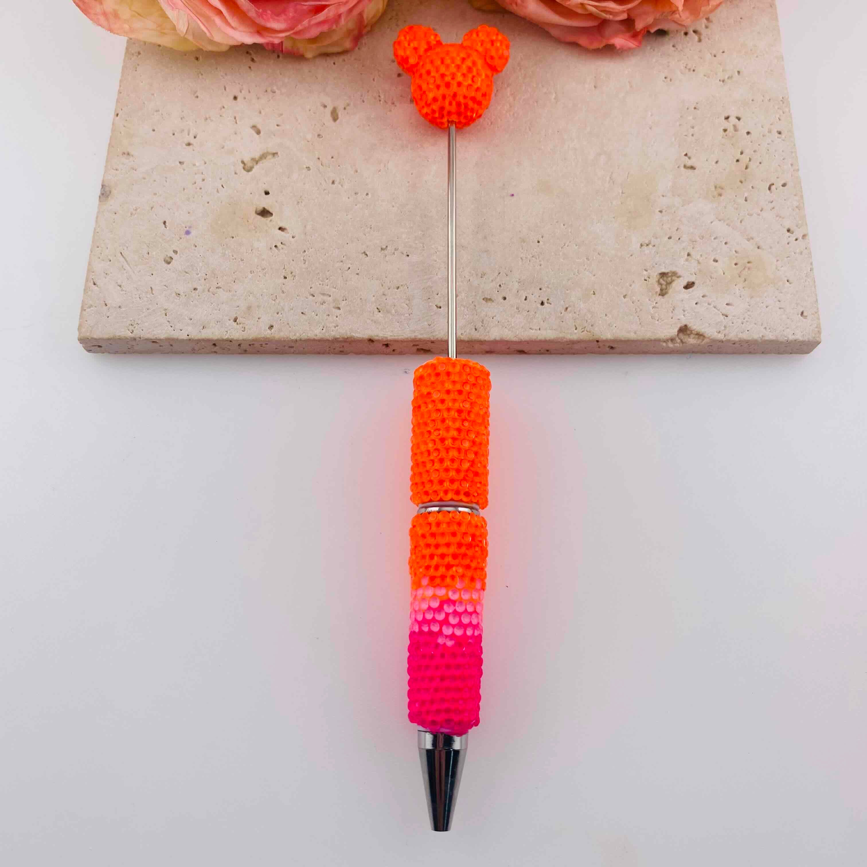 FS19783-Fluorescent Mickey Rhinestone Mixed Color Pens