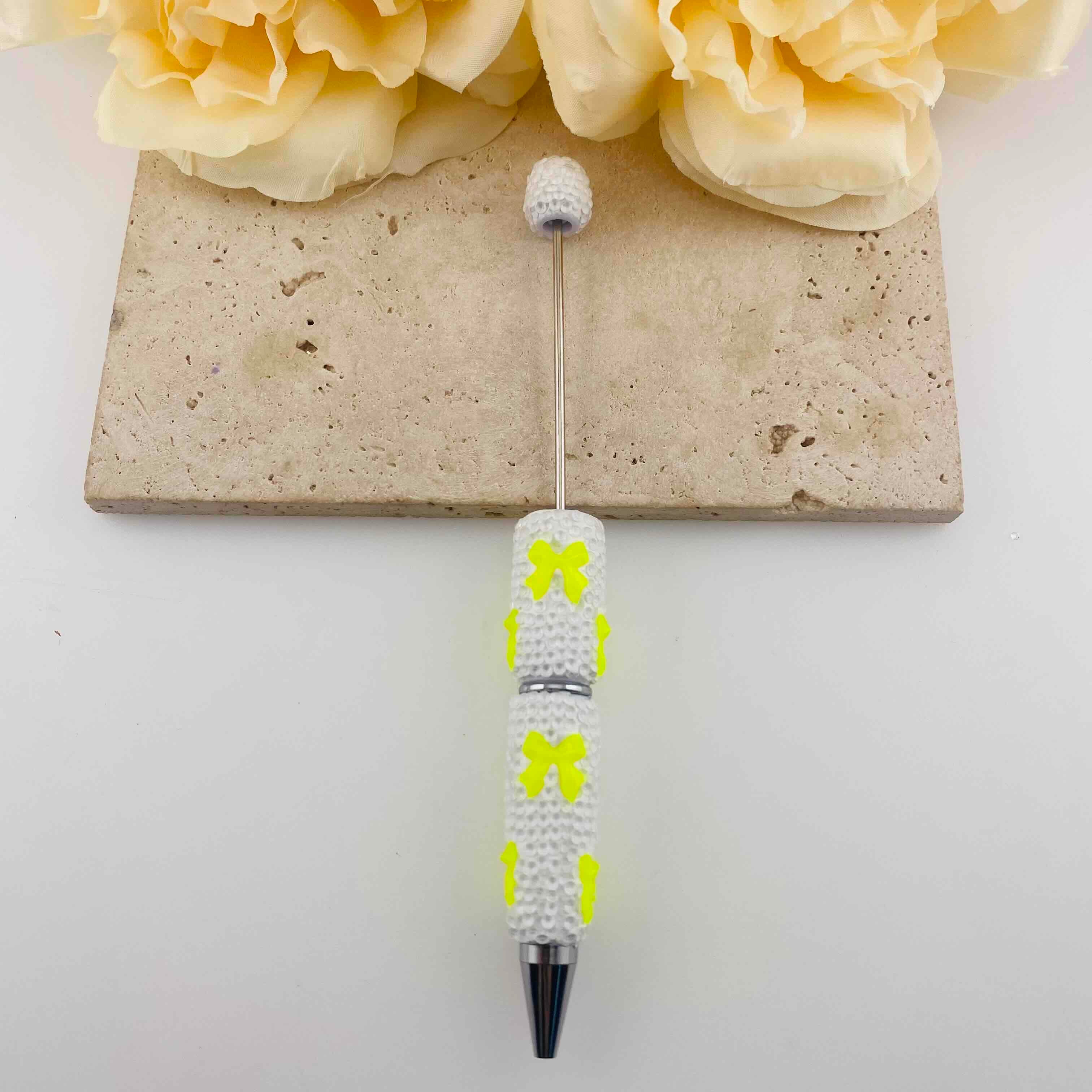 FS19960-Bow Full Rhinestone Fancy Pens