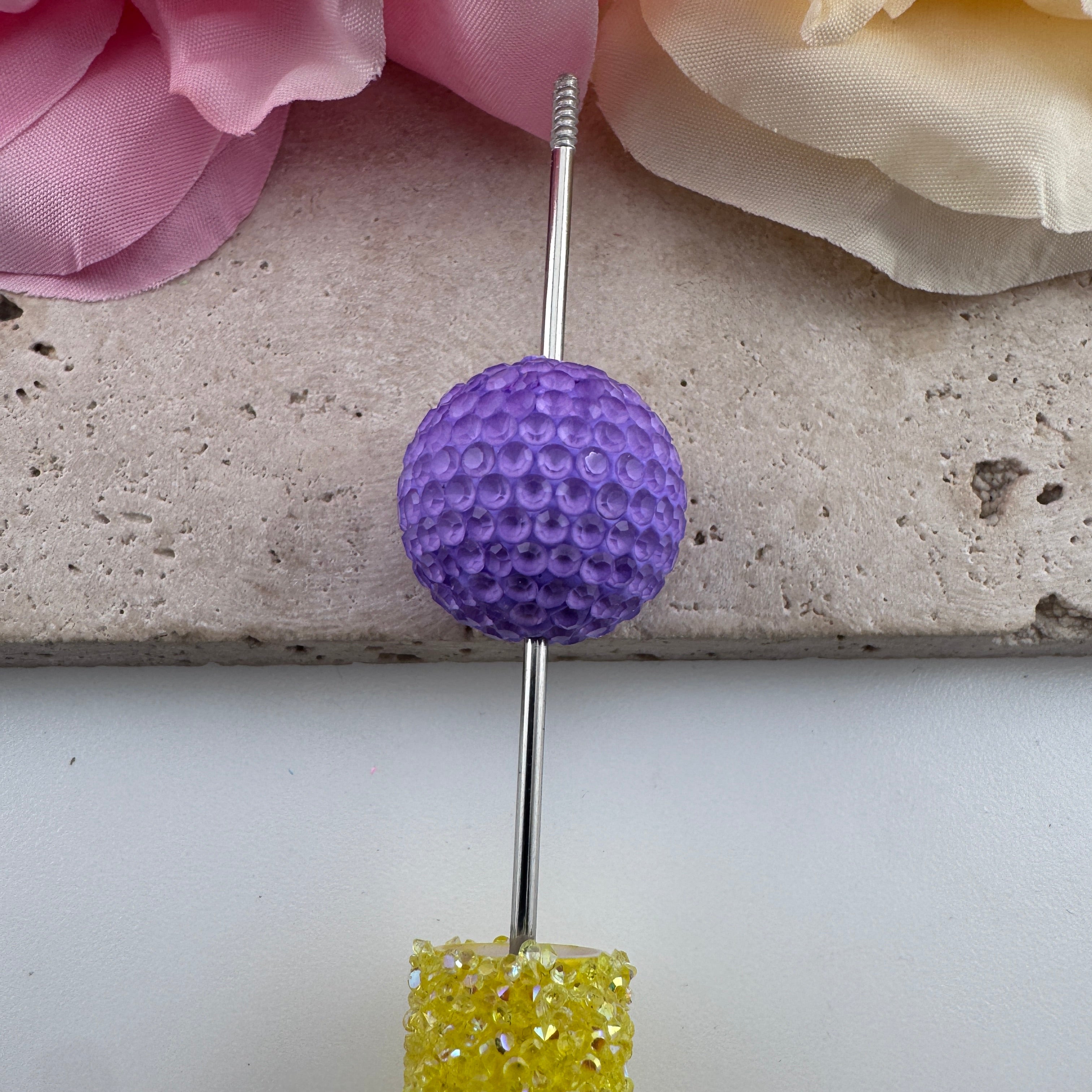 FS20015-About 20mm Mixed Neon Color Beads