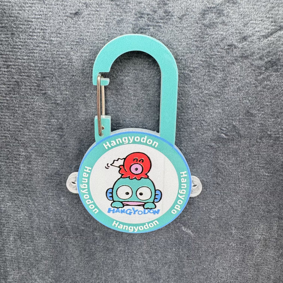 Cute Hangyodon Anime Acrylic Carabiner, Cartoon Backpack Hook Key Accessory