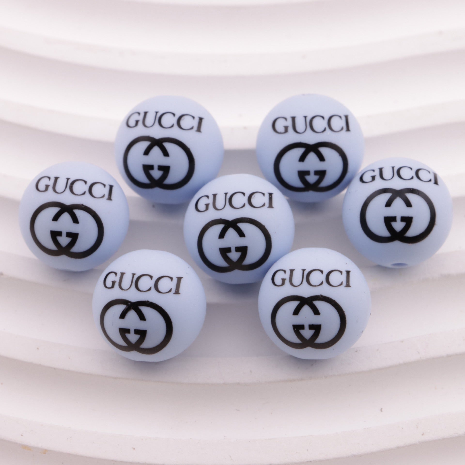 FS6518-15mm Silicone Beads As Picture Shows