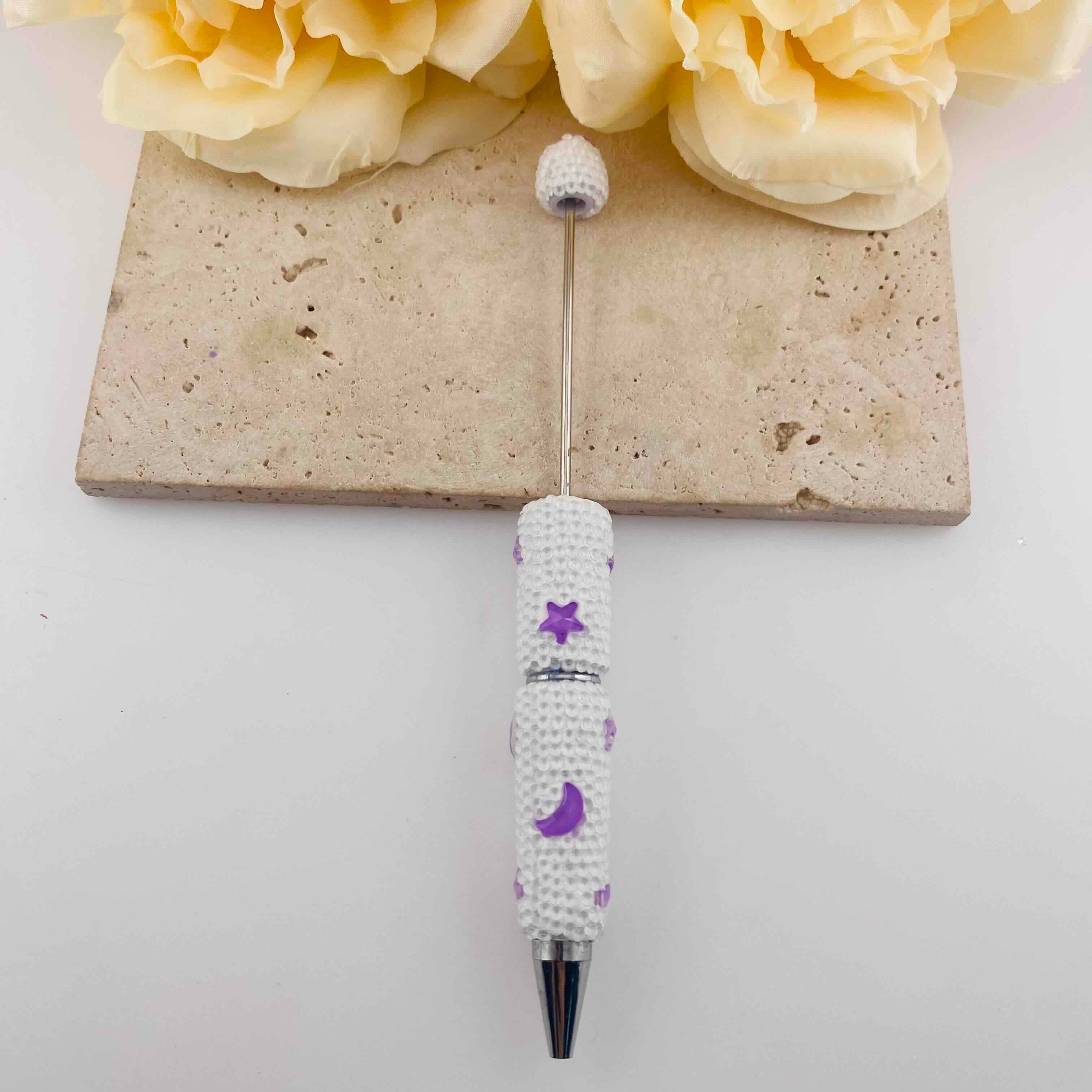 FS19961- Crystal Star and Moon Full Rhinestone Fancy Pens