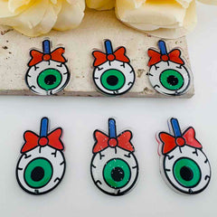FS19968-About 25*39mm Eyeball Lollipop Acrylic Flat Charms