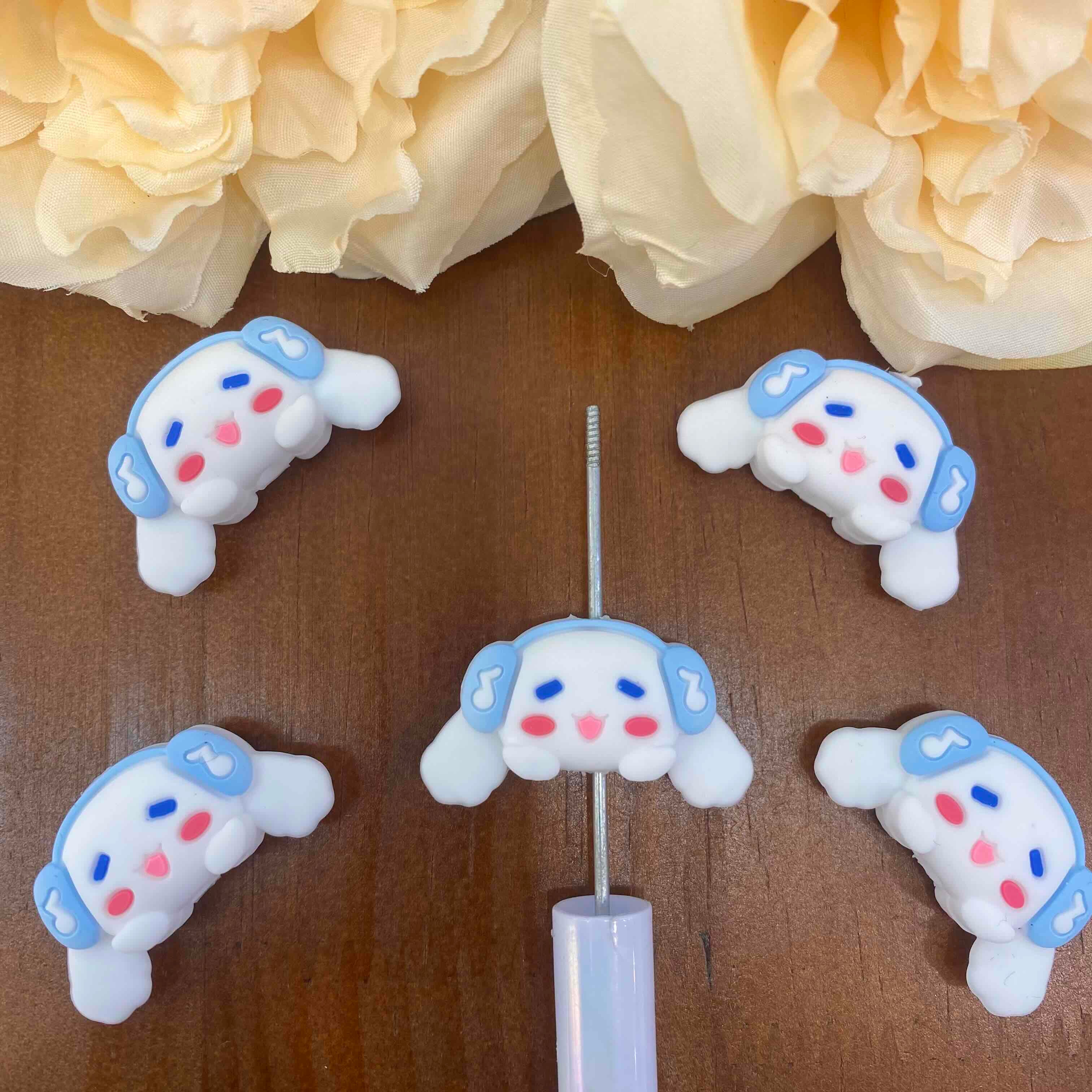 FS20484-Cinnamoroll Flat Silicone Focal Beads