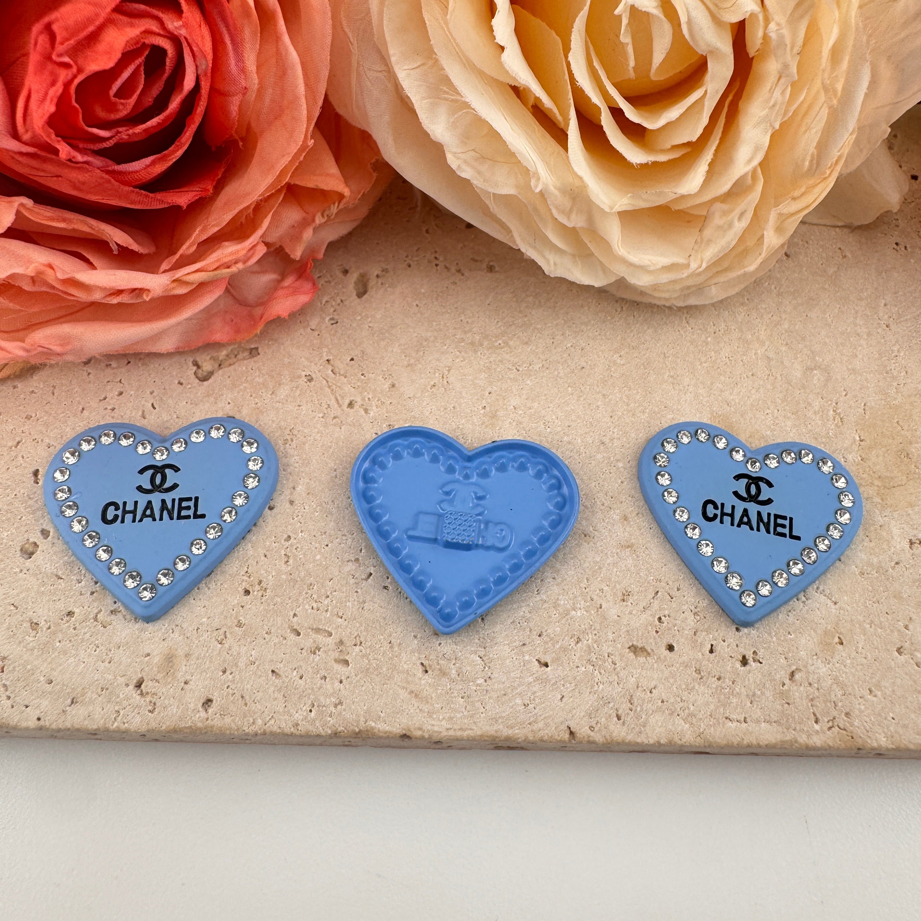 FS2961-About 23*26mm Heart Metal Patch For Making Fancy Beads