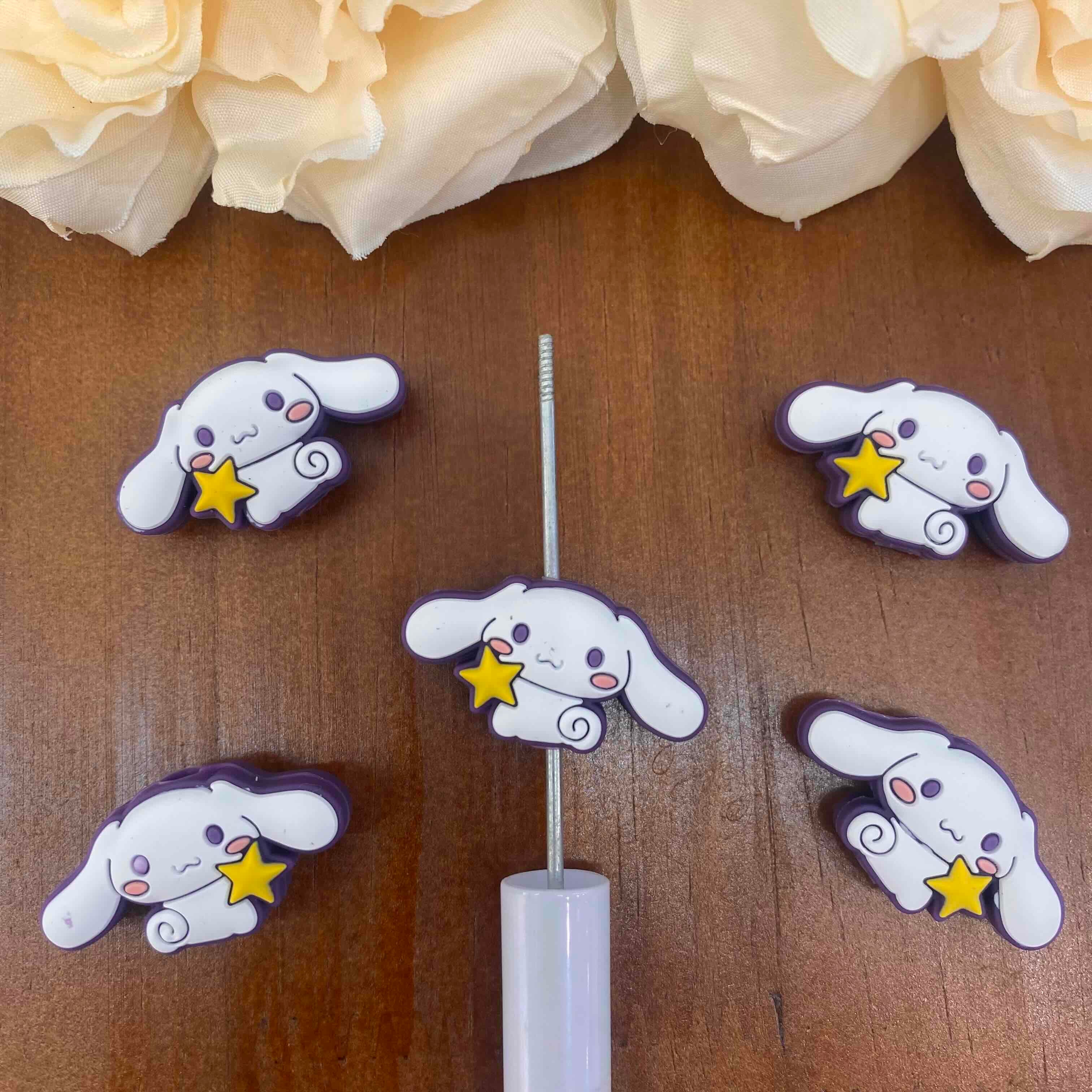 FS20434-Cinnamoroll Flat Silicone Focal Beads