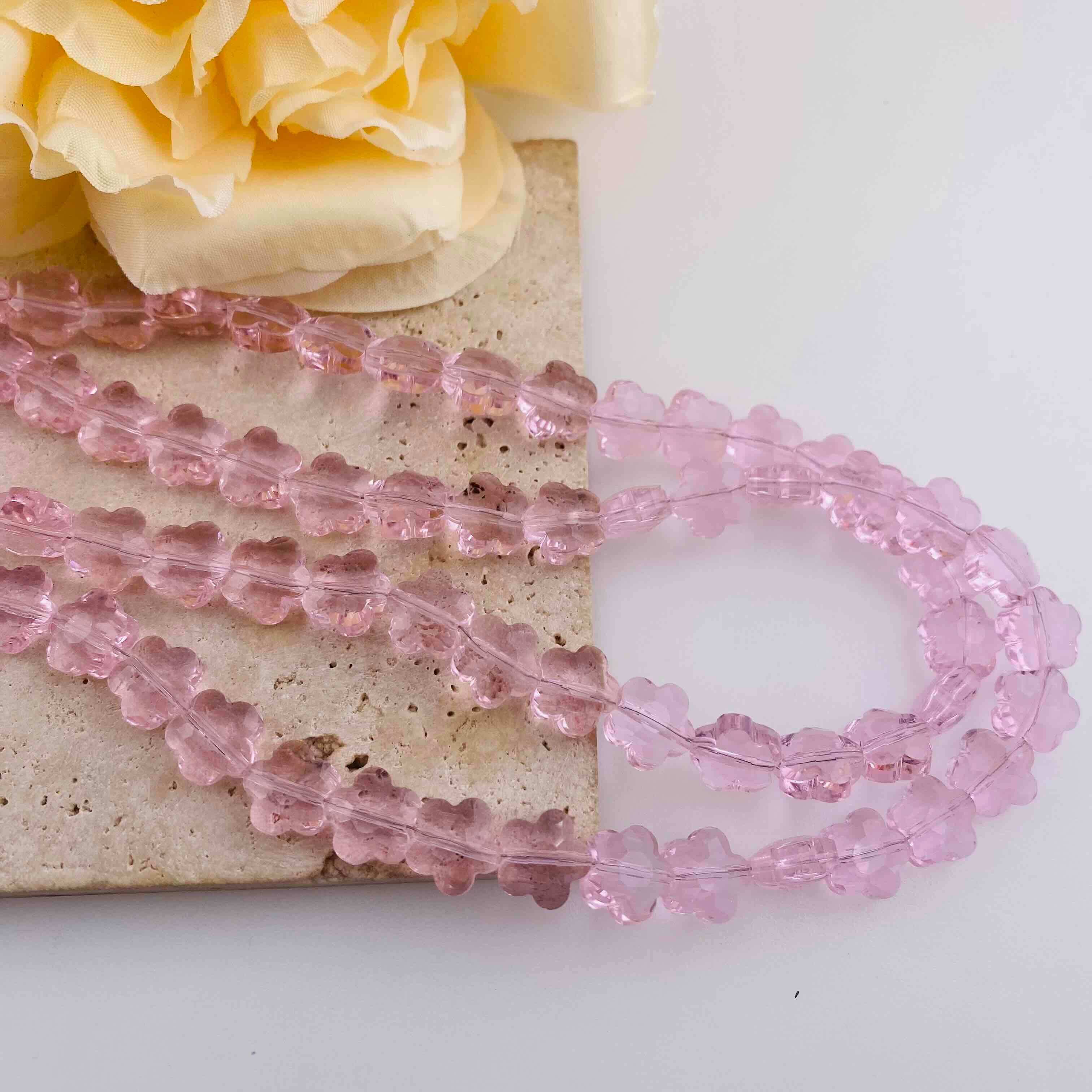 FS19927-About 10mm 70Pieces Flower Beads Chain