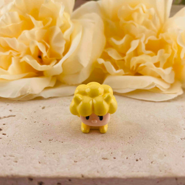 FS19957-About 21*26mm Yellow Curly Hair Pen Topper