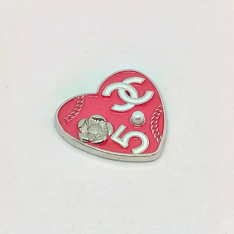 FS4148-About 24*25mm Heart Metal Patch As Picture Shows