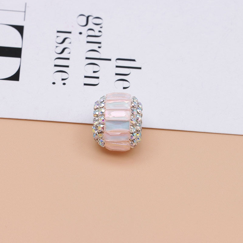 FS10876 -About 15×17×17mm Mocha Glass Crystal Fancy Beads