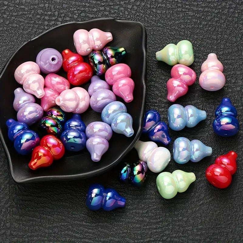 FS2301-15×21MM Random Mixed Color UV Hours Acrylic Beads Fit For Beadable Pens