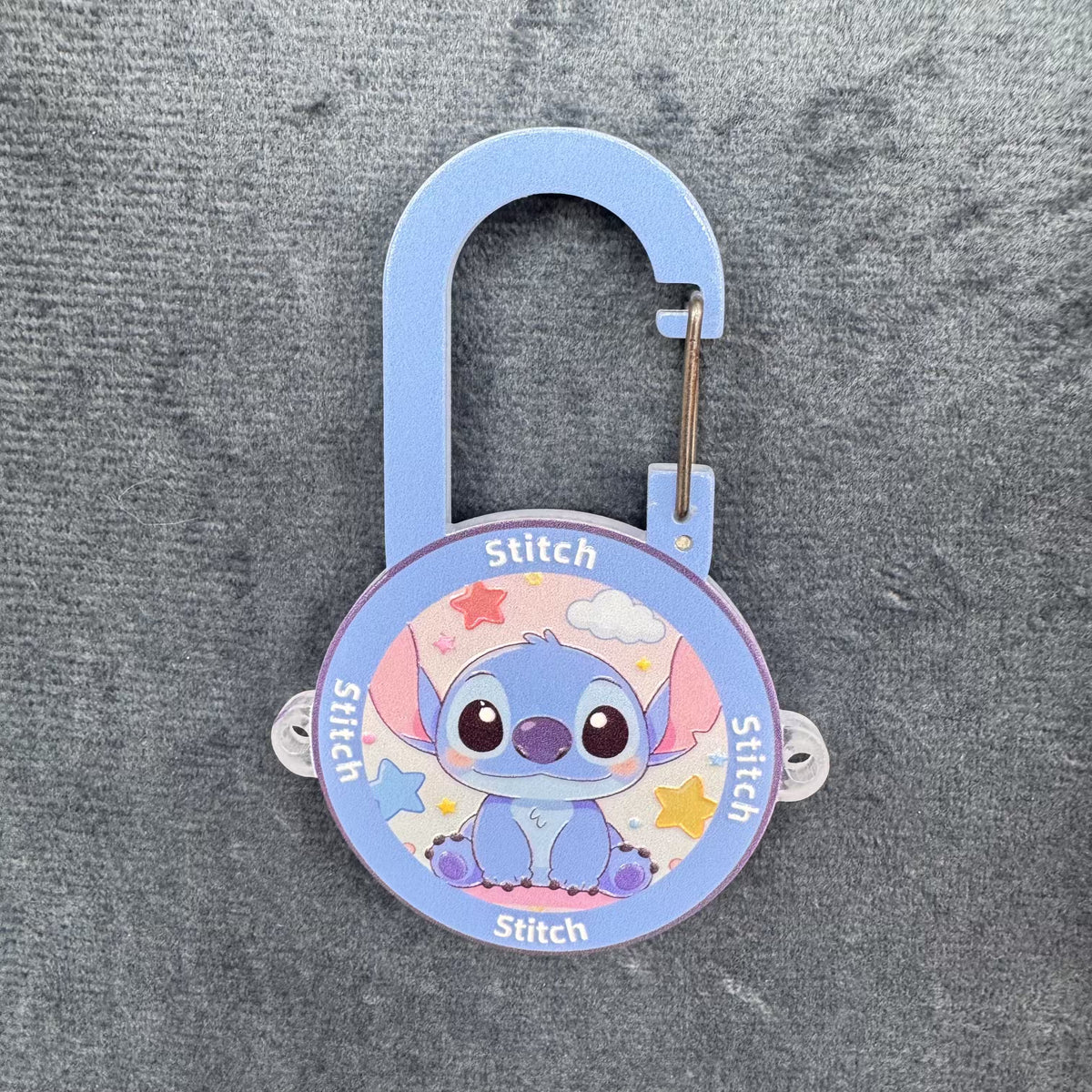 Cute Stich Acrylic Carabiner, Cartoon Backpack Hook Key Accessory