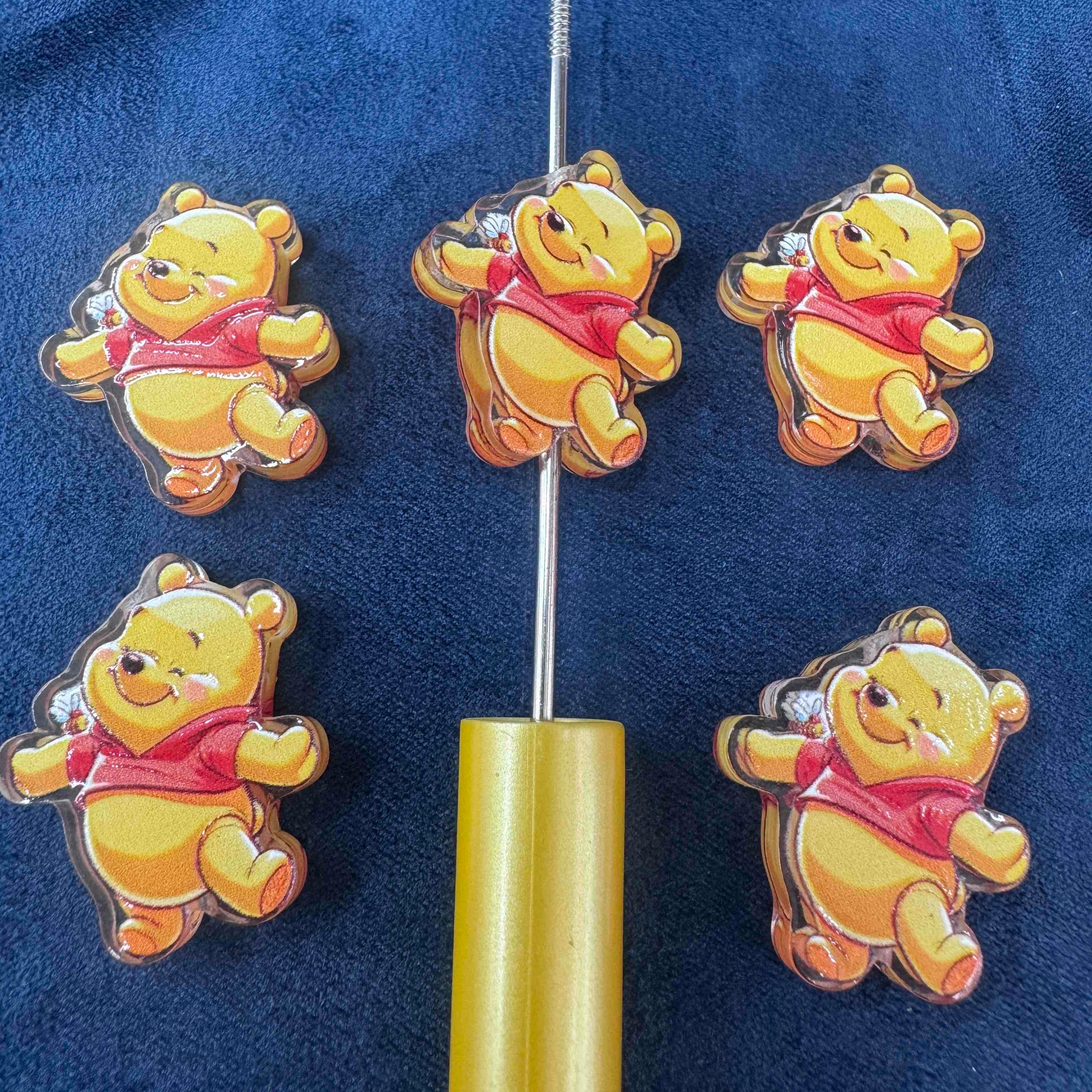 FS20266-Winnie the Pooh Acrylic Focal Beads