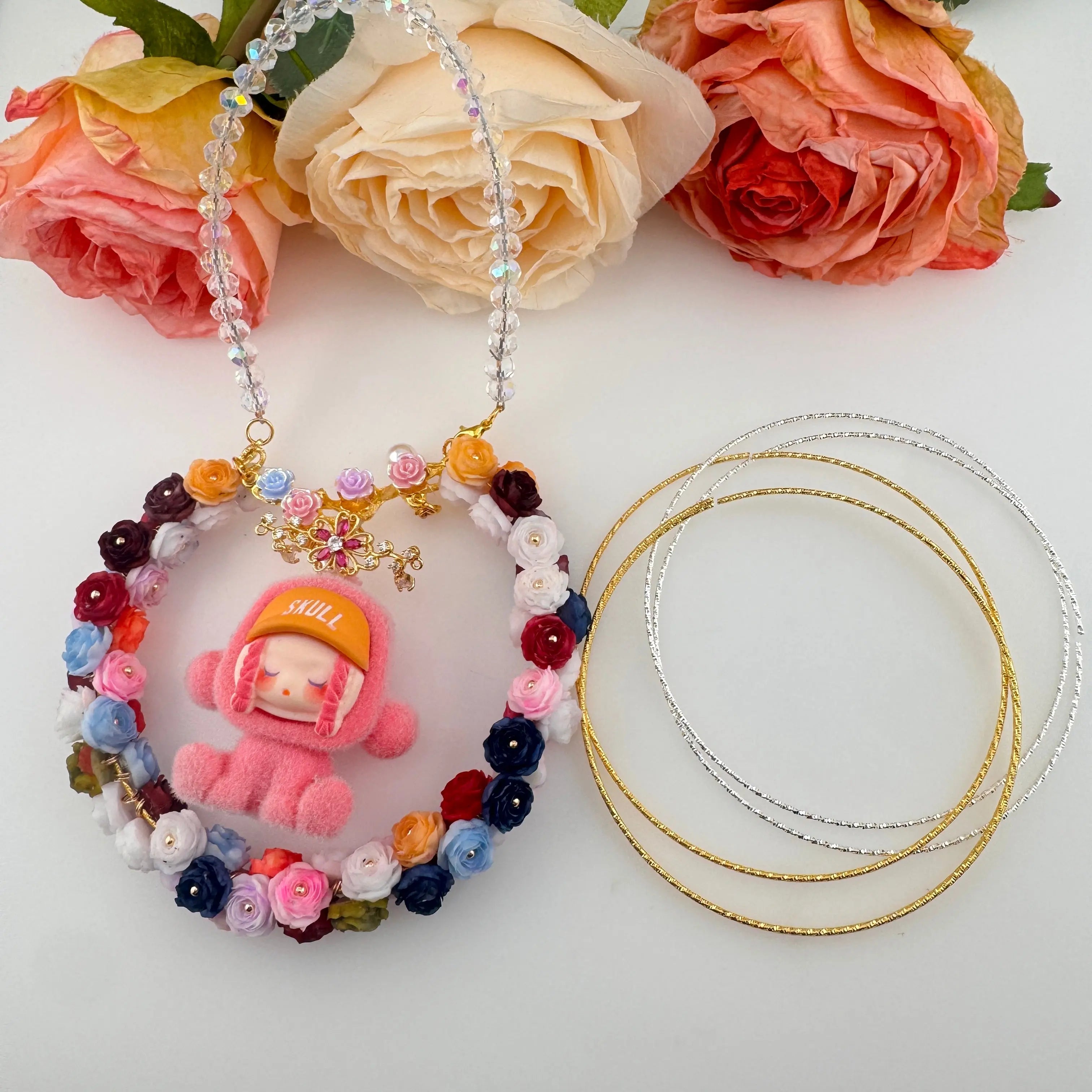FS0019-80mm  Car Hanger Ring Zoe DIY Wholesale